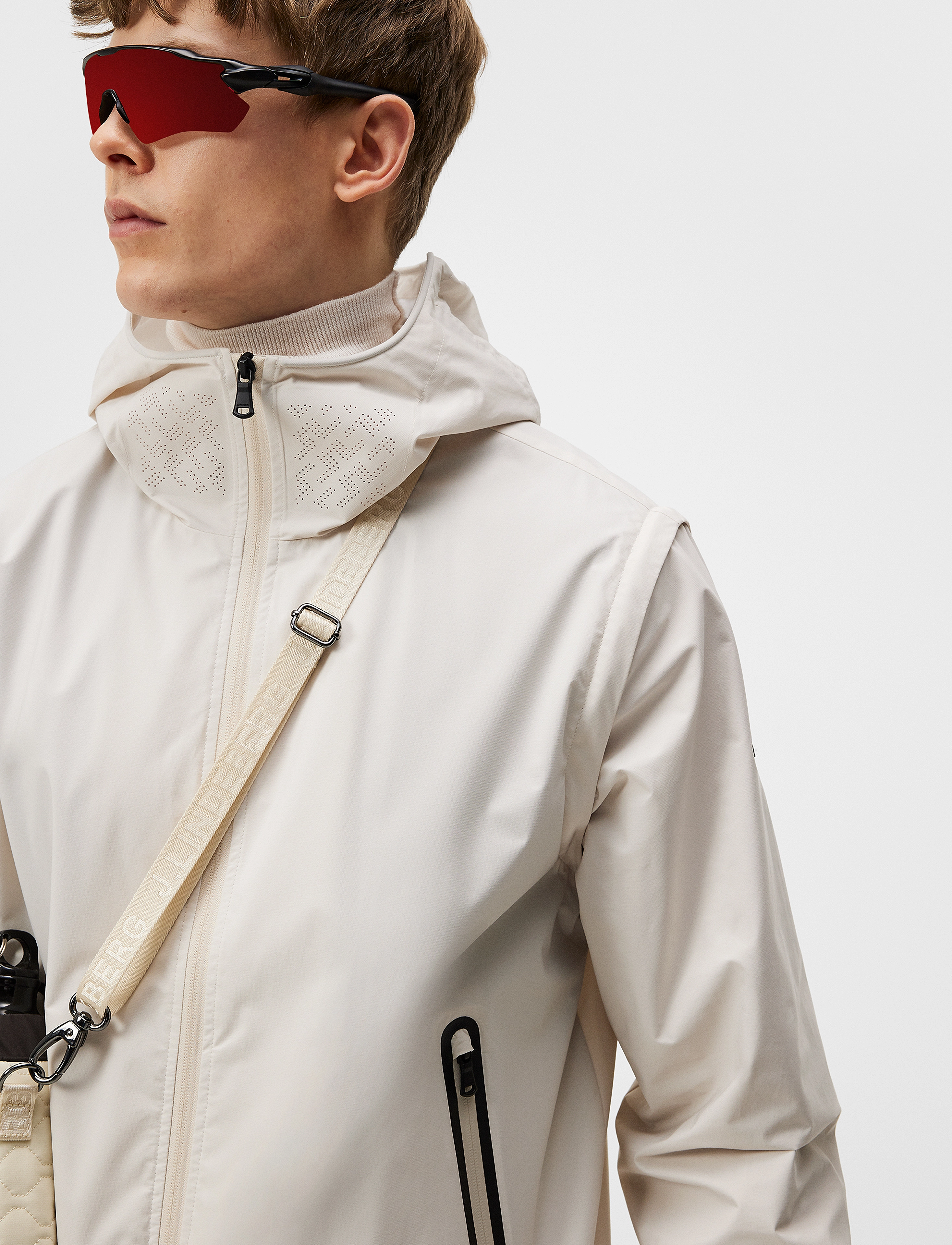 J. Lindeberg - Allen Convertible 3L Jacket - kevadjoped - moonbeam - 5