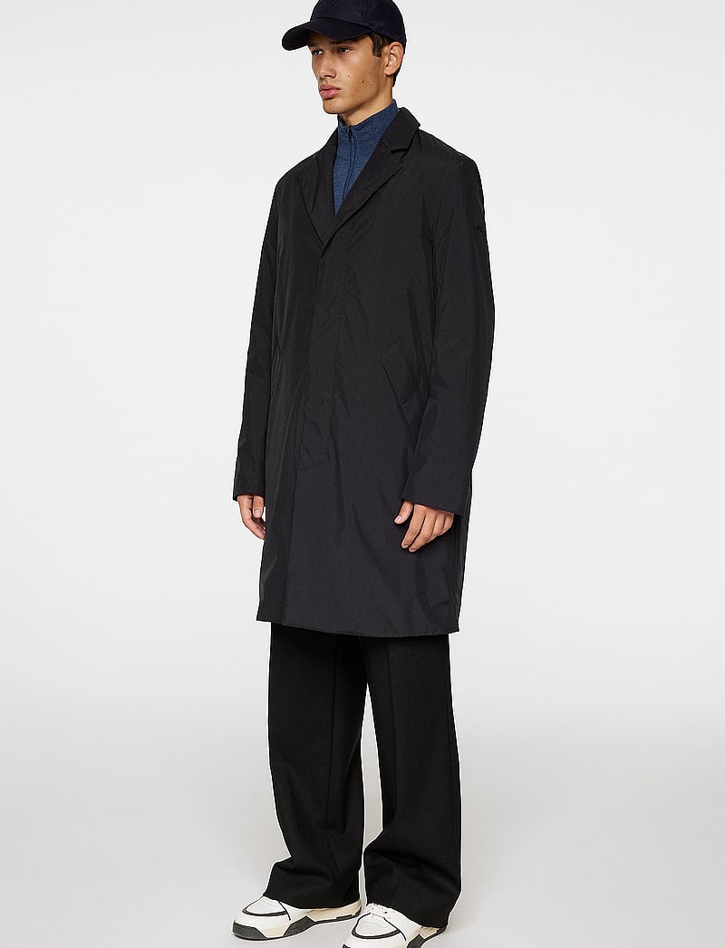 J. Lindeberg - Farris 2L Padded Coat - vetrarjakkar - black - 0