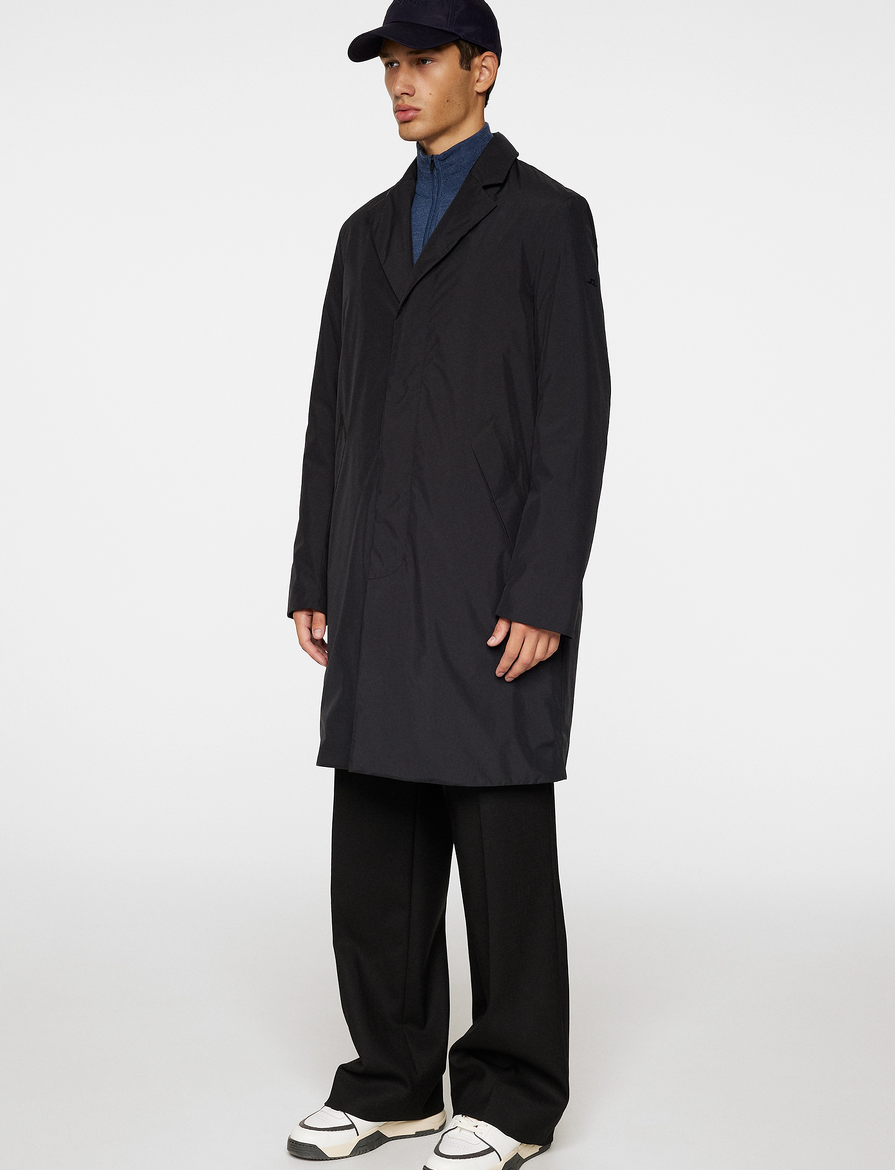 J. Lindeberg Farris 2L Padded Coat - Overtøj - BLACK / black