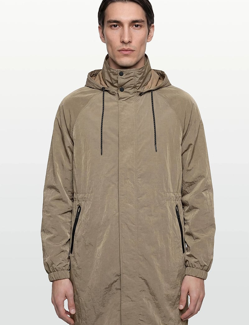 J. Lindeberg - Remy 2 Tone Raincoat - regenmäntel - batique khaki - 3