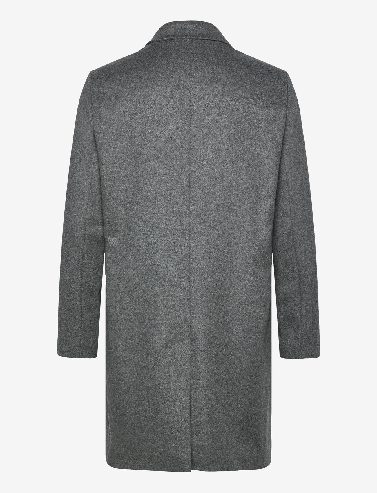 J. Lindeberg - August Melton Cashmere Coat - vinterjackor - dark grey melange - 2