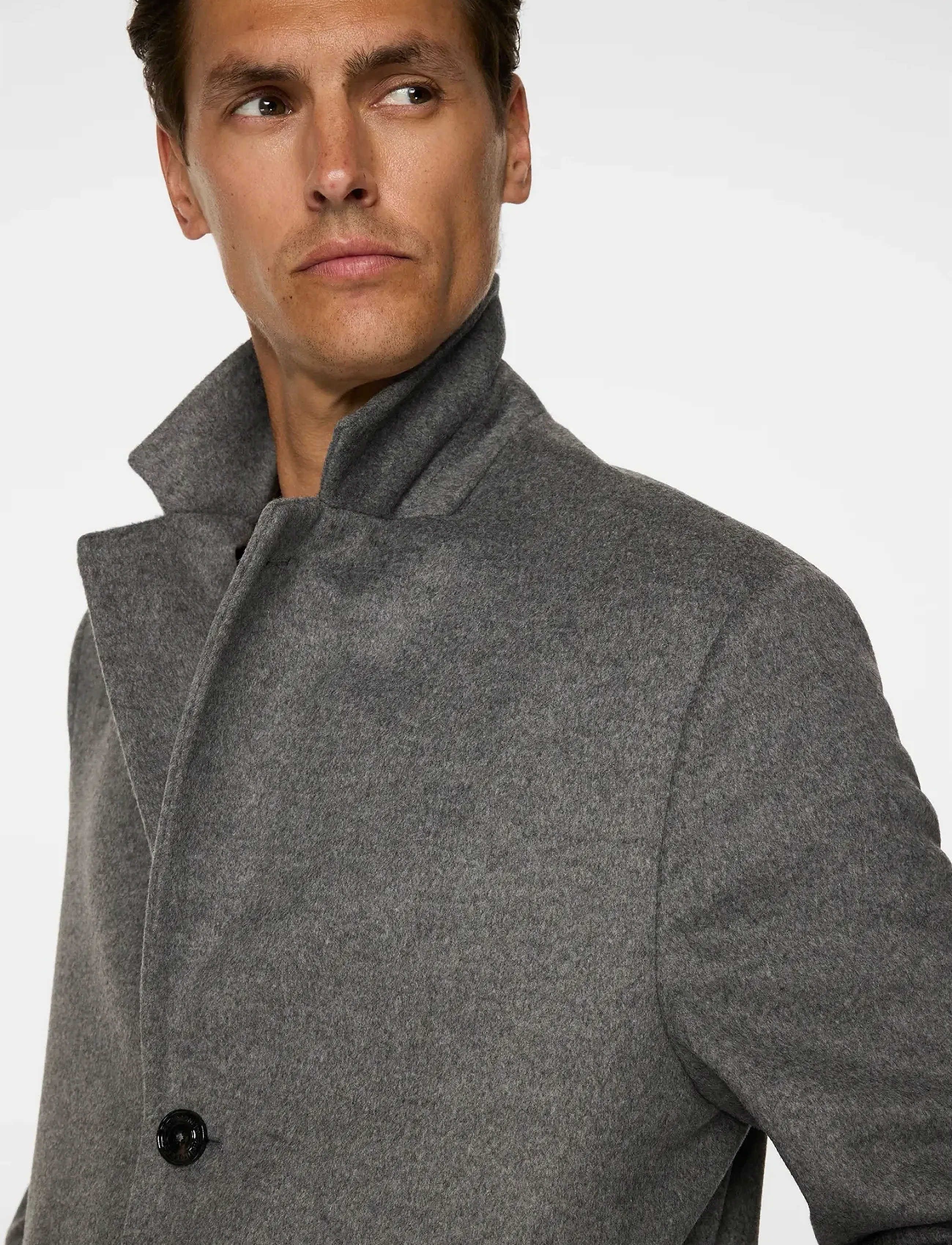 J. Lindeberg August Melton Cashmere Coat kappor & rockar herr – bild 4
