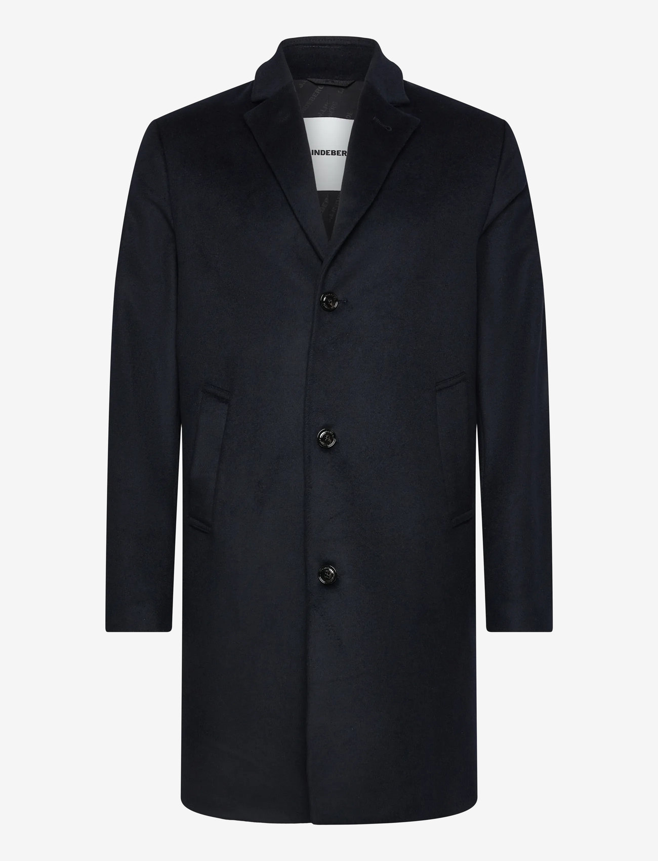 J. Lindeberg - August Melton Cashmere Coat - vinterjackor - jl navy - 1