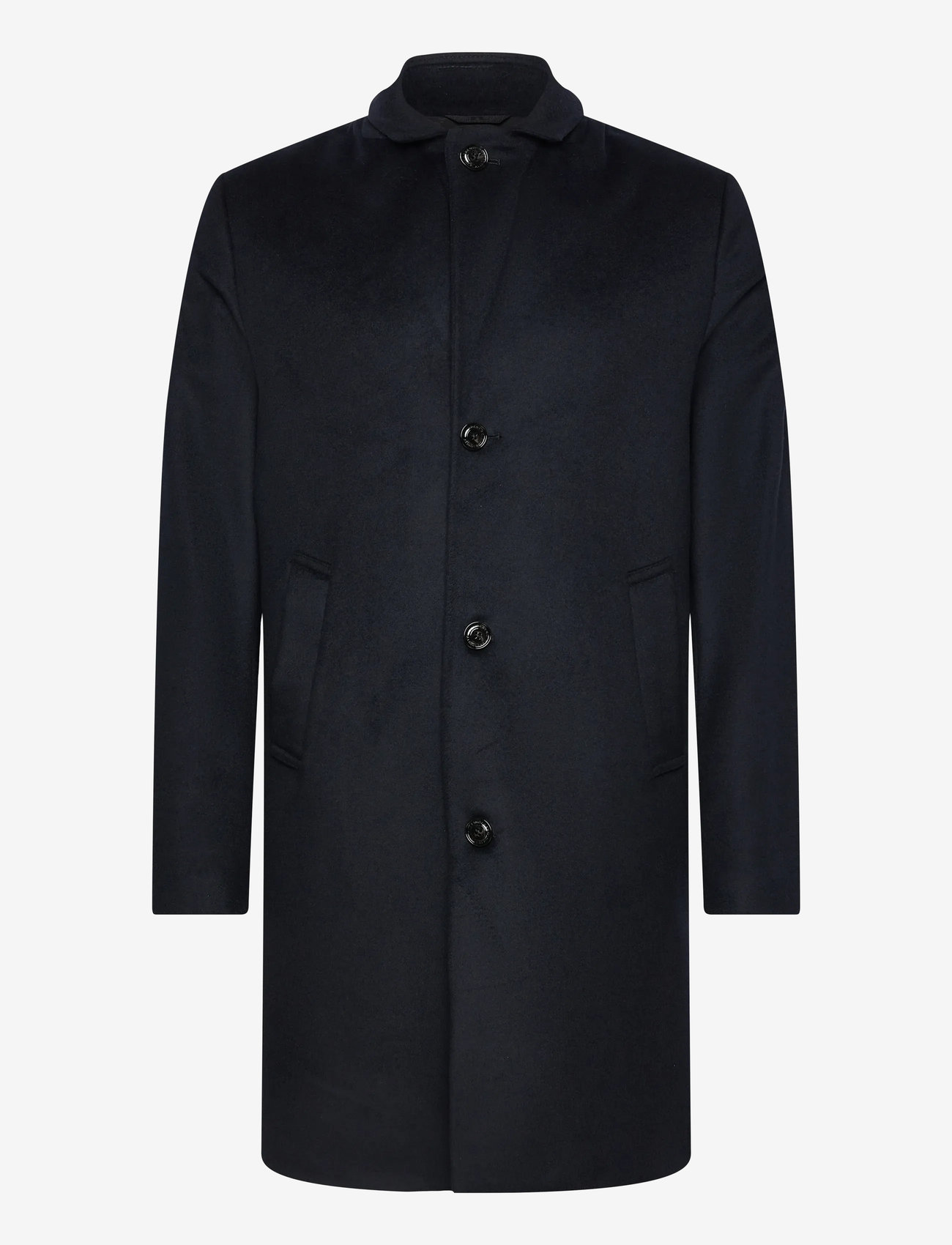 J. Lindeberg - August Melton Cashmere Coat - vinterjackor - jl navy - 3