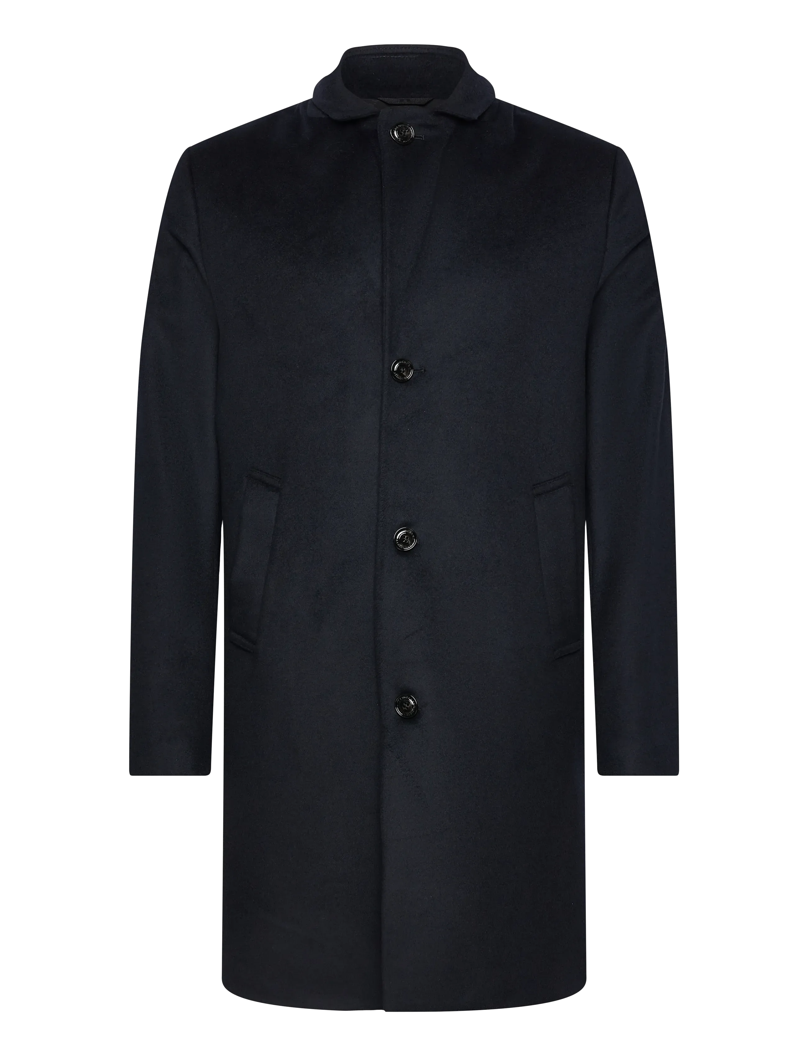 J. Lindeberg - August Melton Cashmere Coat - wełniane płaszcze - jl navy - 3