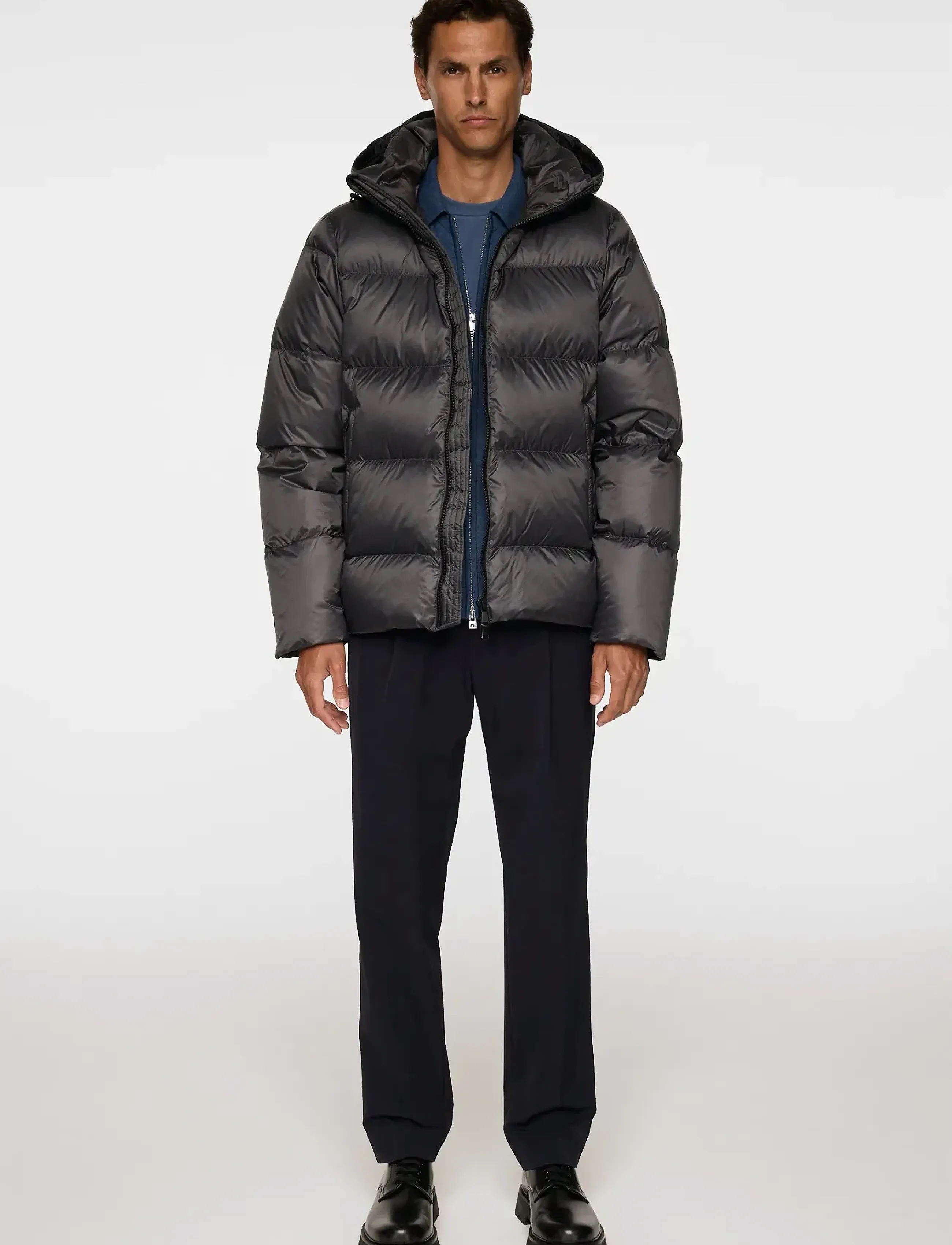 J. Lindeberg - Daryl Down Jacket - down jackets - asphalt - 4