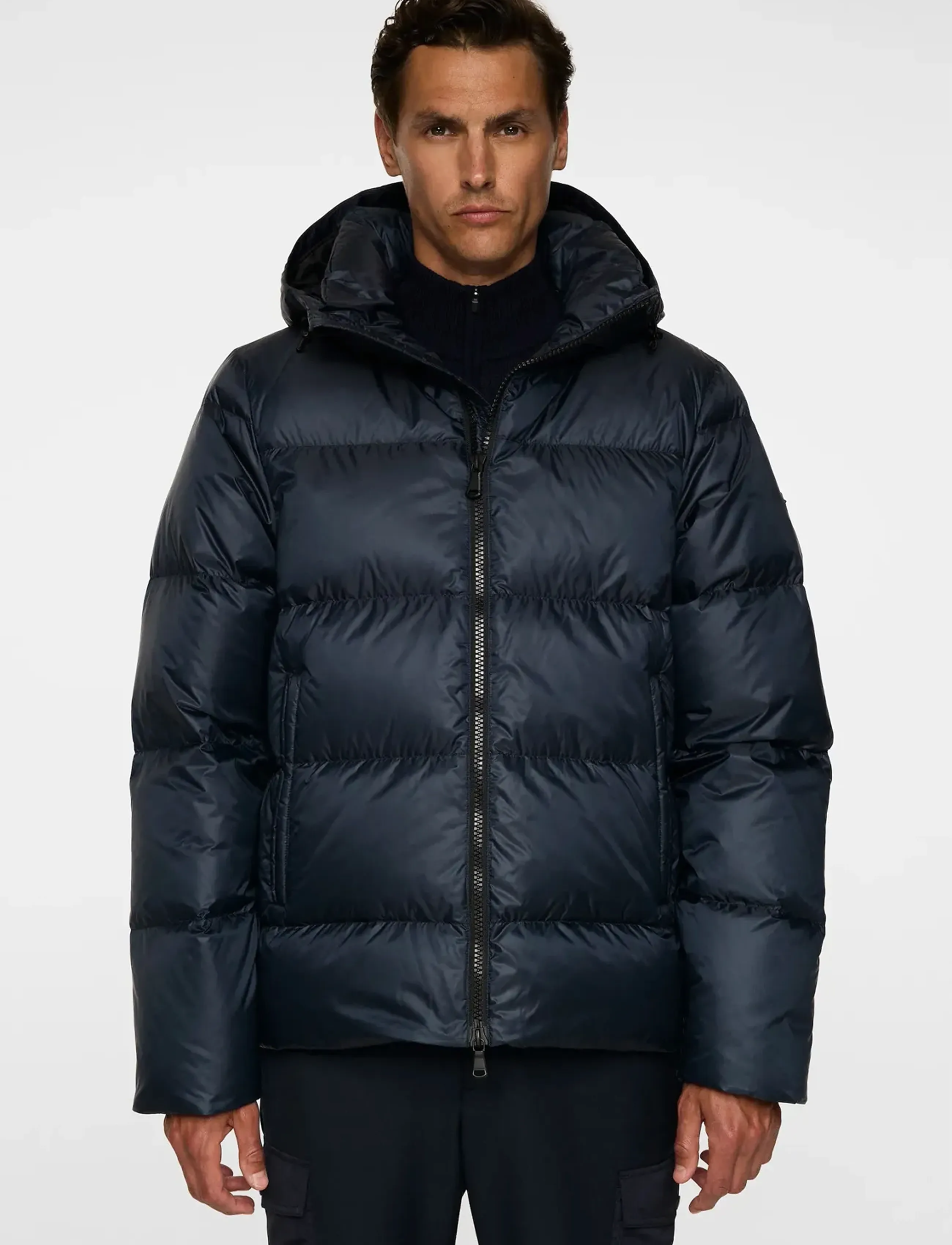 J. Lindeberg Daryl Down Jacket, L, Navy, Jakker > Vatterede Jakker, Herre