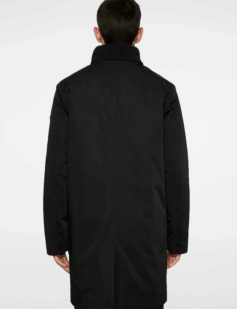 J. Lindeberg - Hassan 2L Padded Coat - kevyet päällystakit - black - 4