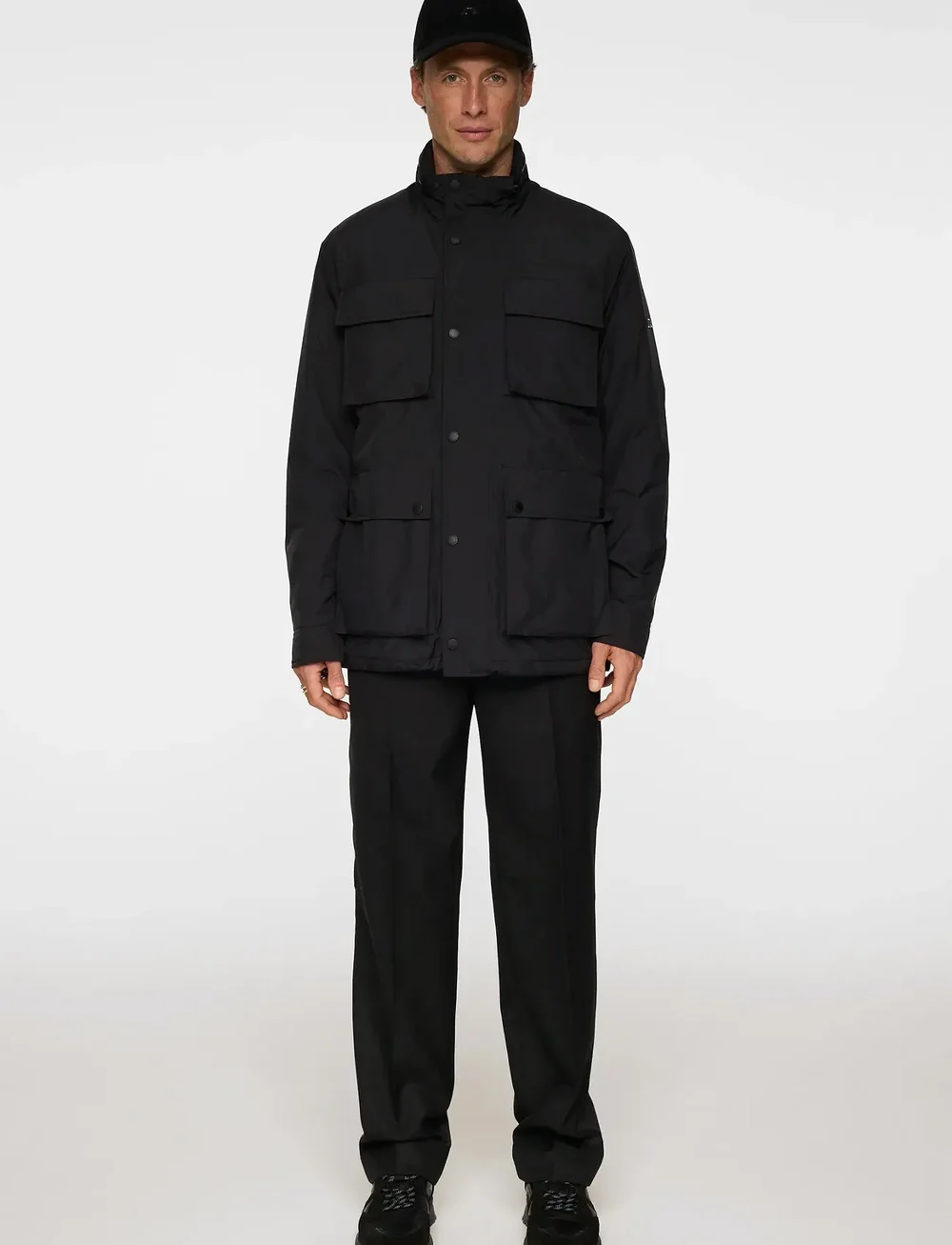 J. Lindeberg - Aiden 2L Padded Jacket - fodrade jackor - black - 0