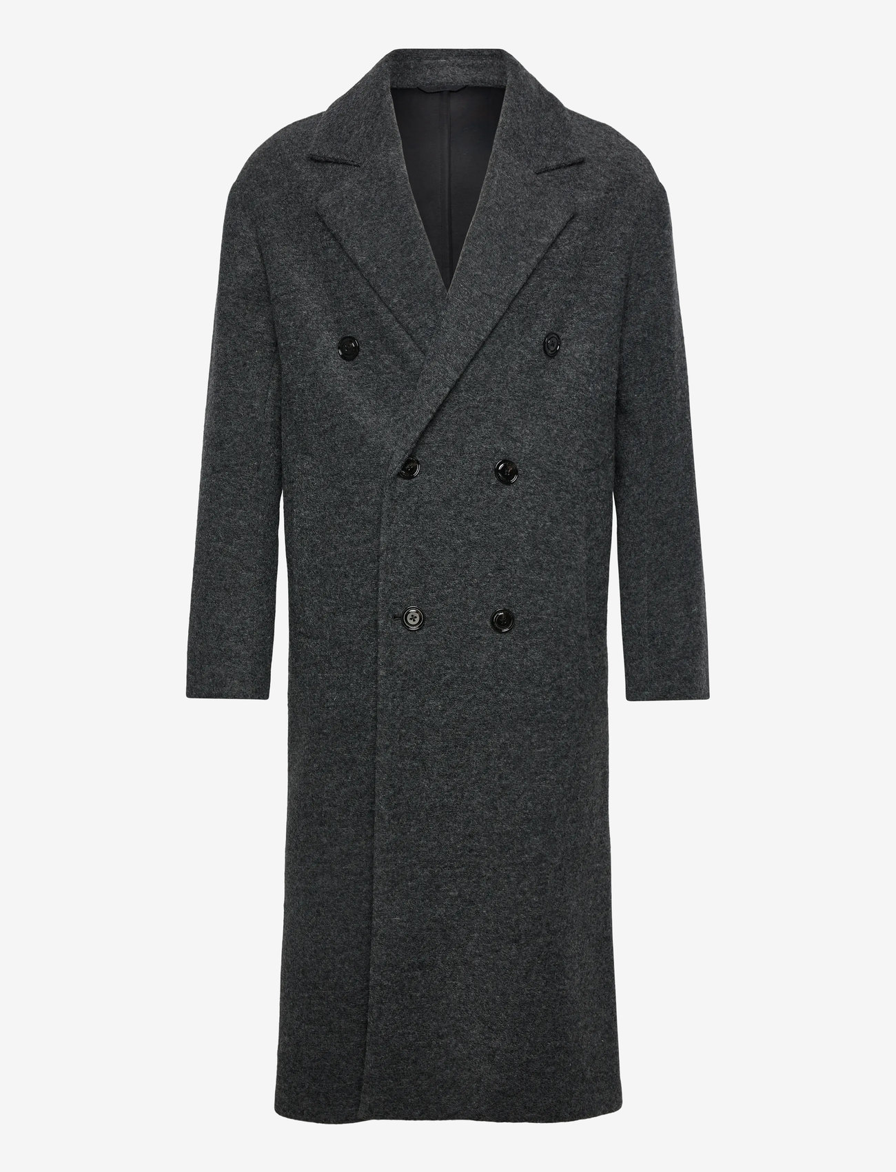 J. Lindeberg - Willy Bonded Wool Coat - vinterjakker - dark grey melange - 1