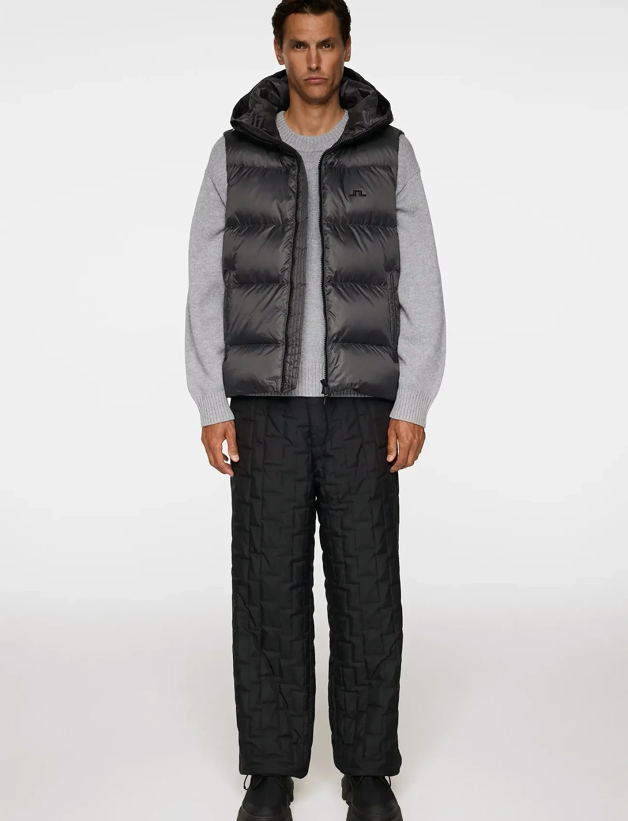 J. Lindeberg - Daryl Down Vest - kamizelki - asphalt - 4