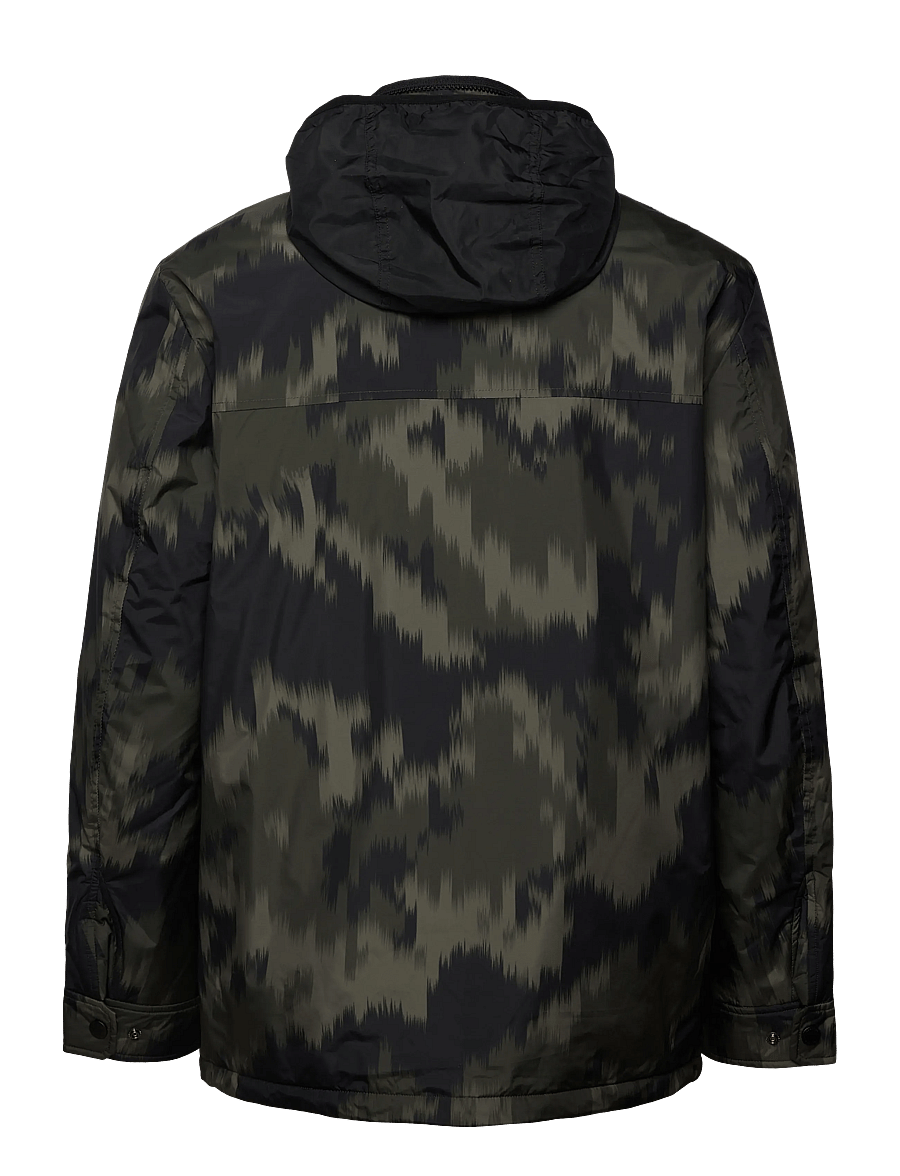 J. Lindeberg - Aiden 2L Padded Print Jacket - regnjakker - warp forest l - 2