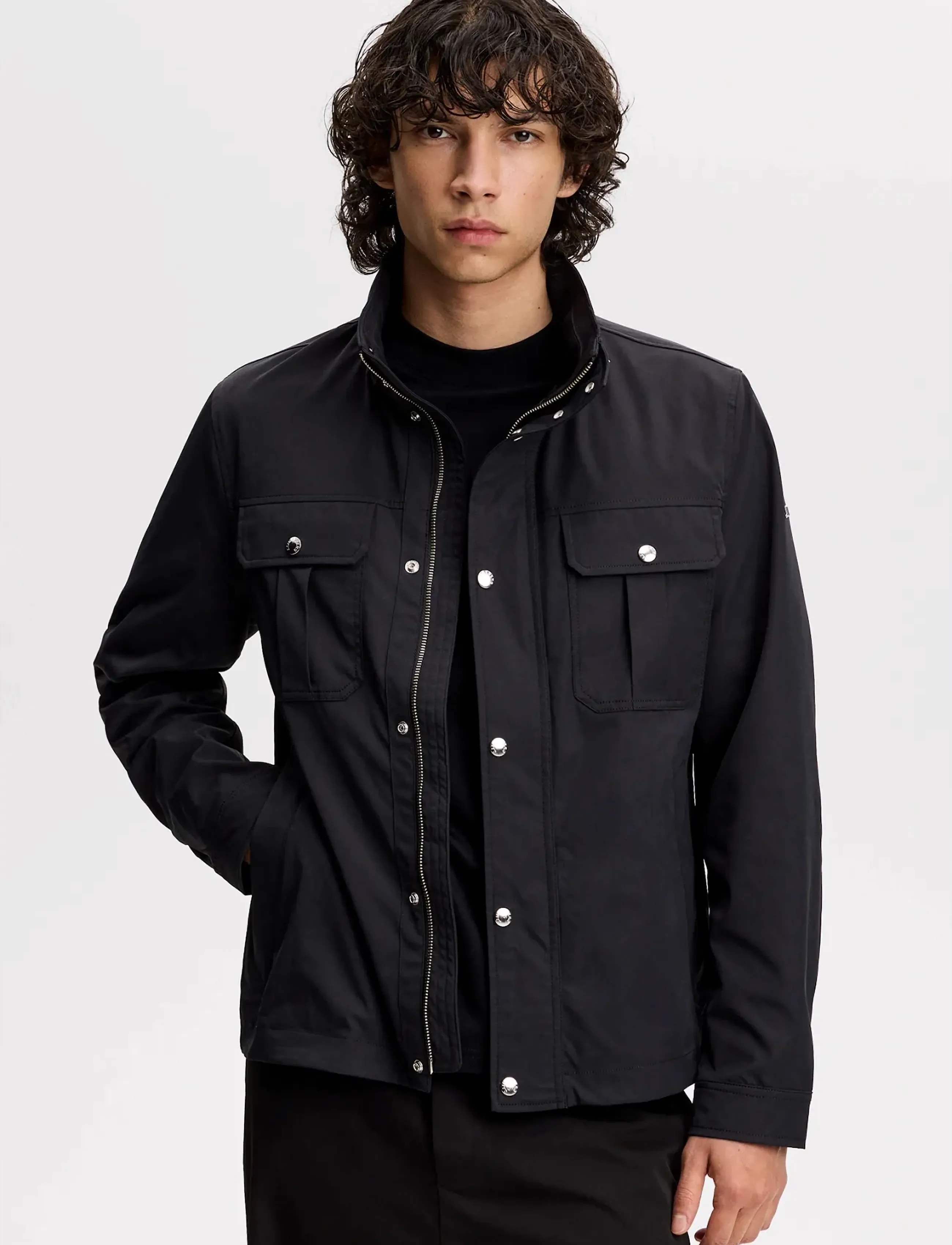 J. Lindeberg Bailey Recy Poly Jacket - Vindjakker - BLACK / black