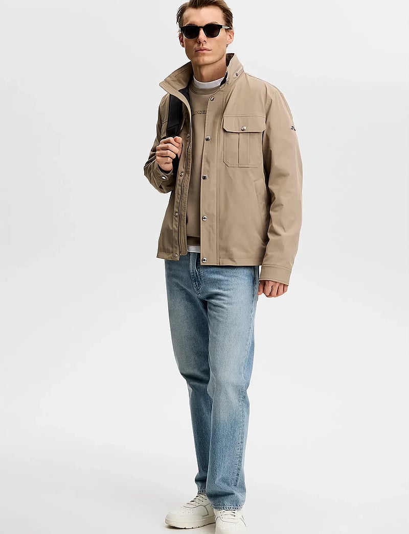 J. Lindeberg - Bailey Recy Poly Jacket - vindjakker - brindle - 4