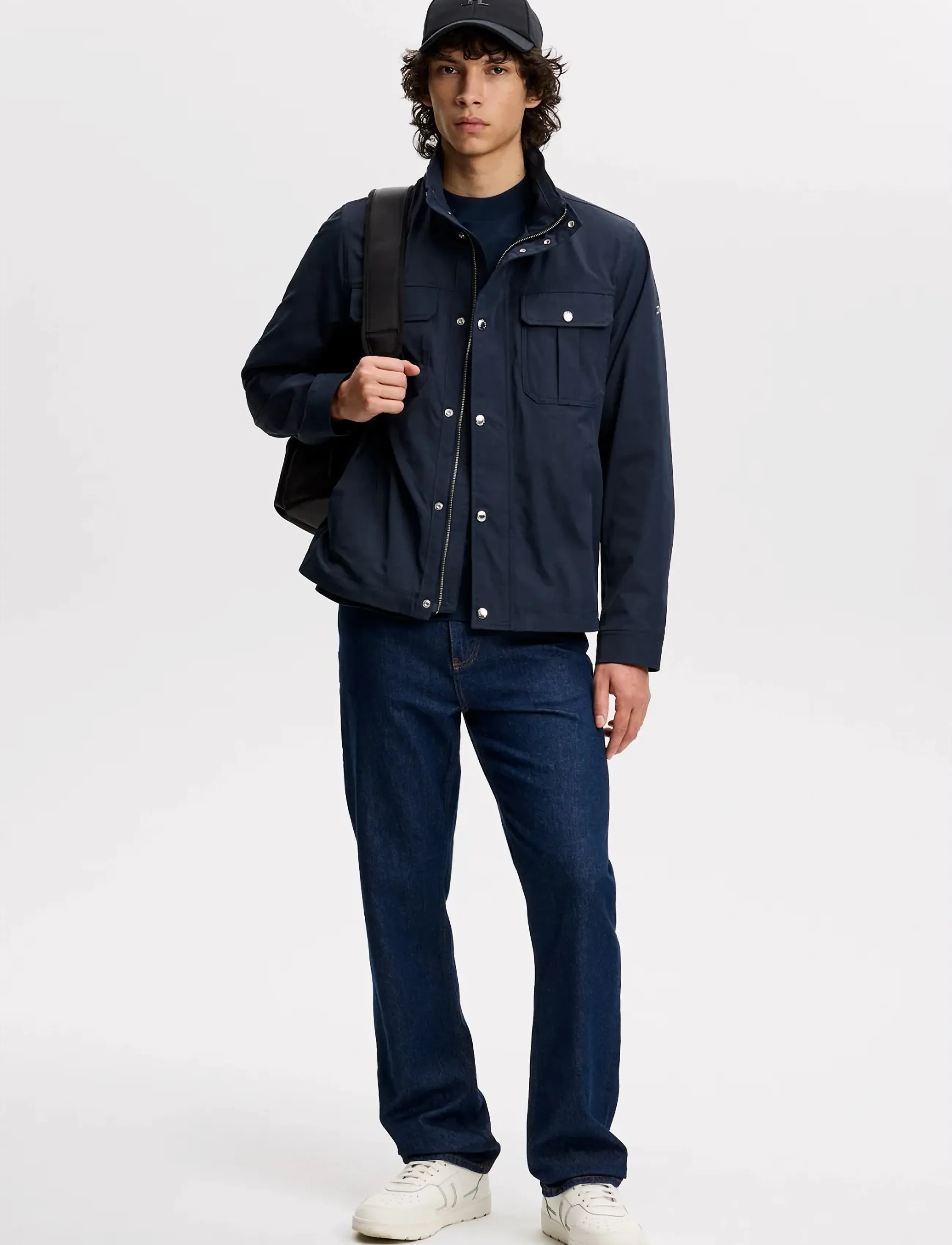 J. Lindeberg - Bailey Recy Poly Jacket - Õhukesed jakid - jl navy - 5