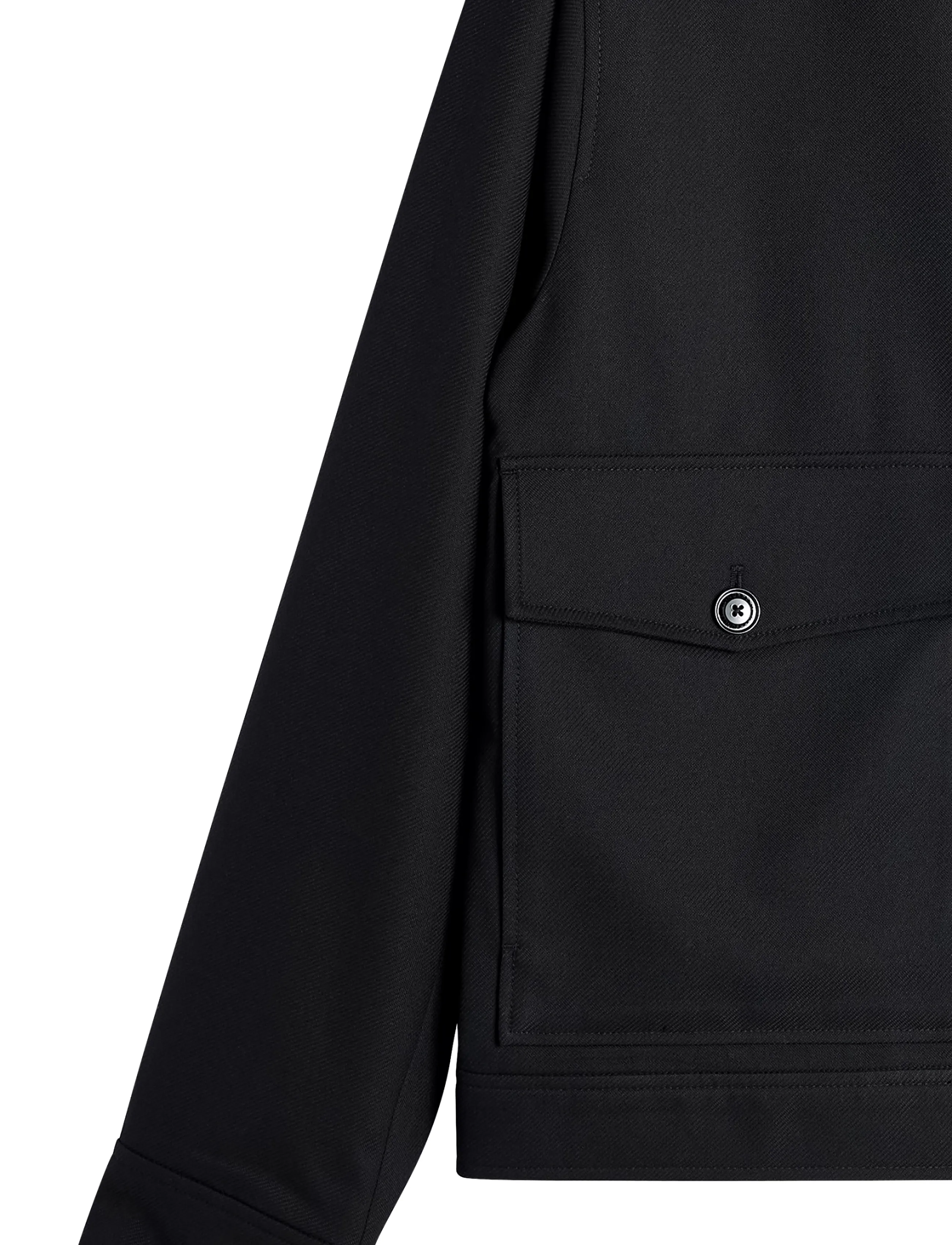 J. Lindeberg - Jevin Brushed Twill Jacket - sügisjoped - black - 3