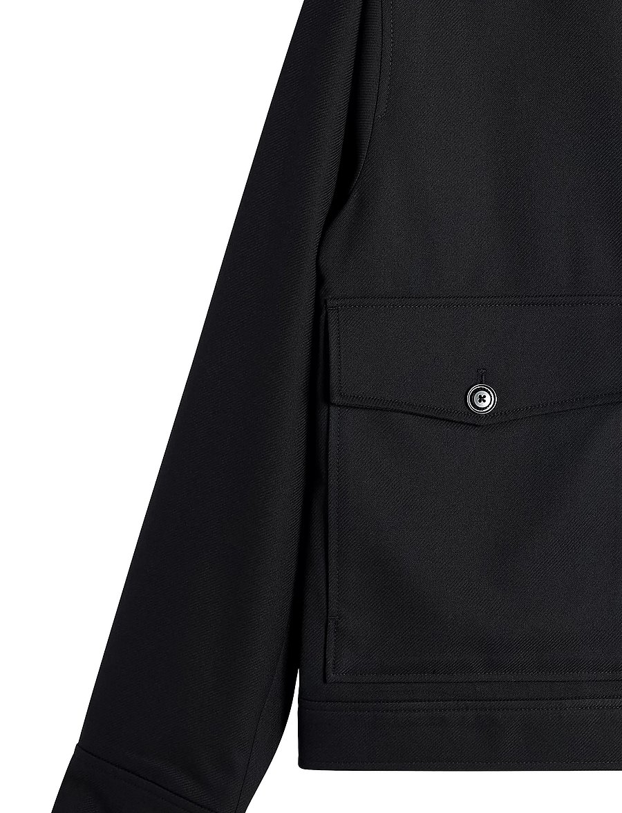 J. Lindeberg - Jevin Brushed Twill Jacket - sügisjoped - black - 3