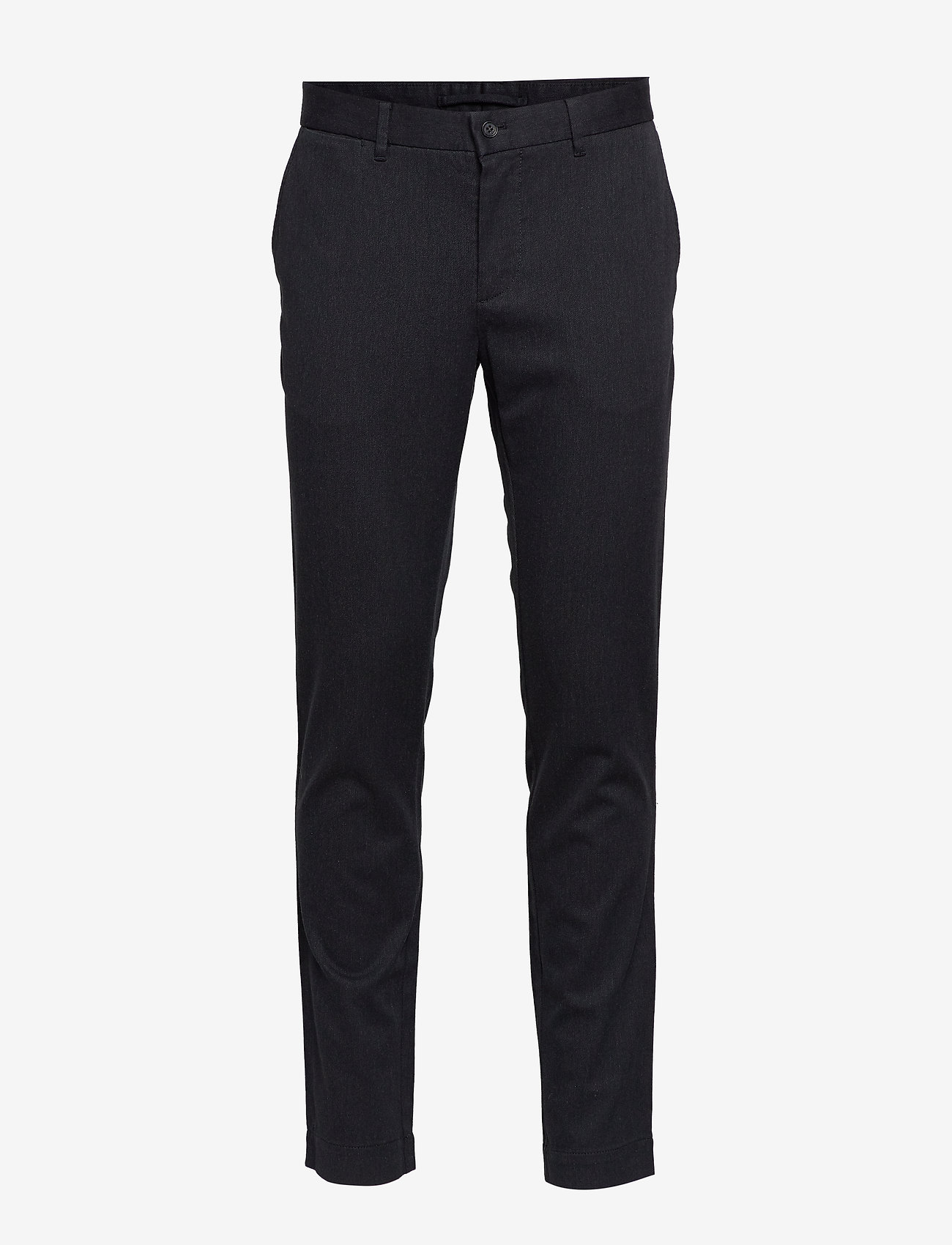 J. Lindeberg - Chaze-Flannel twill - dk grey melange - 0