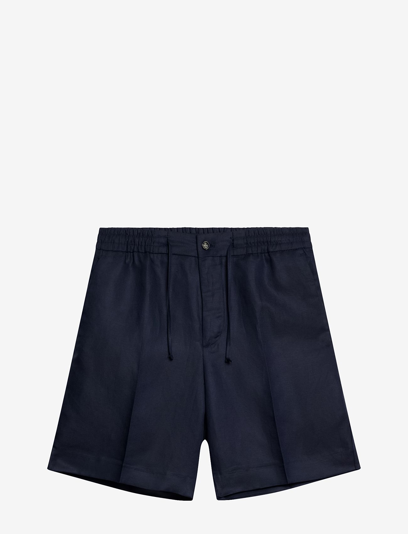 J. Lindeberg - Baron Tencel Linen Shorts - linen shorts - jl navy - 0