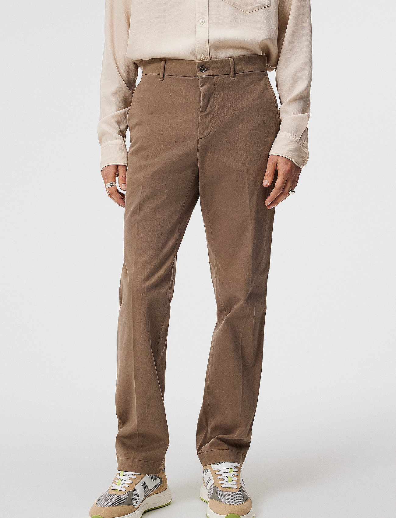 Lois Twill Flex Pants - WALNUT