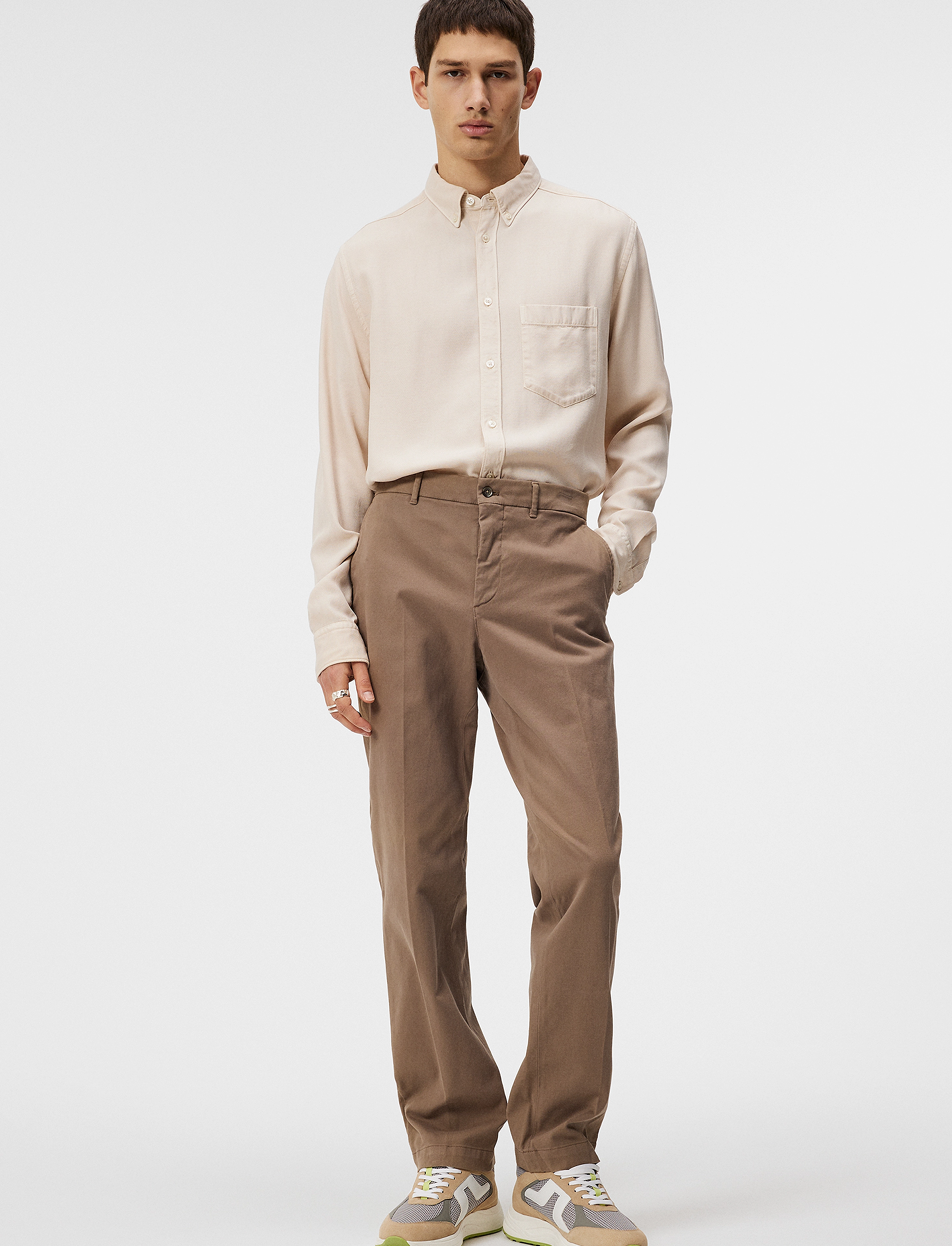 J. Lindeberg - Lois Twill Flex Pants - walnut - 4