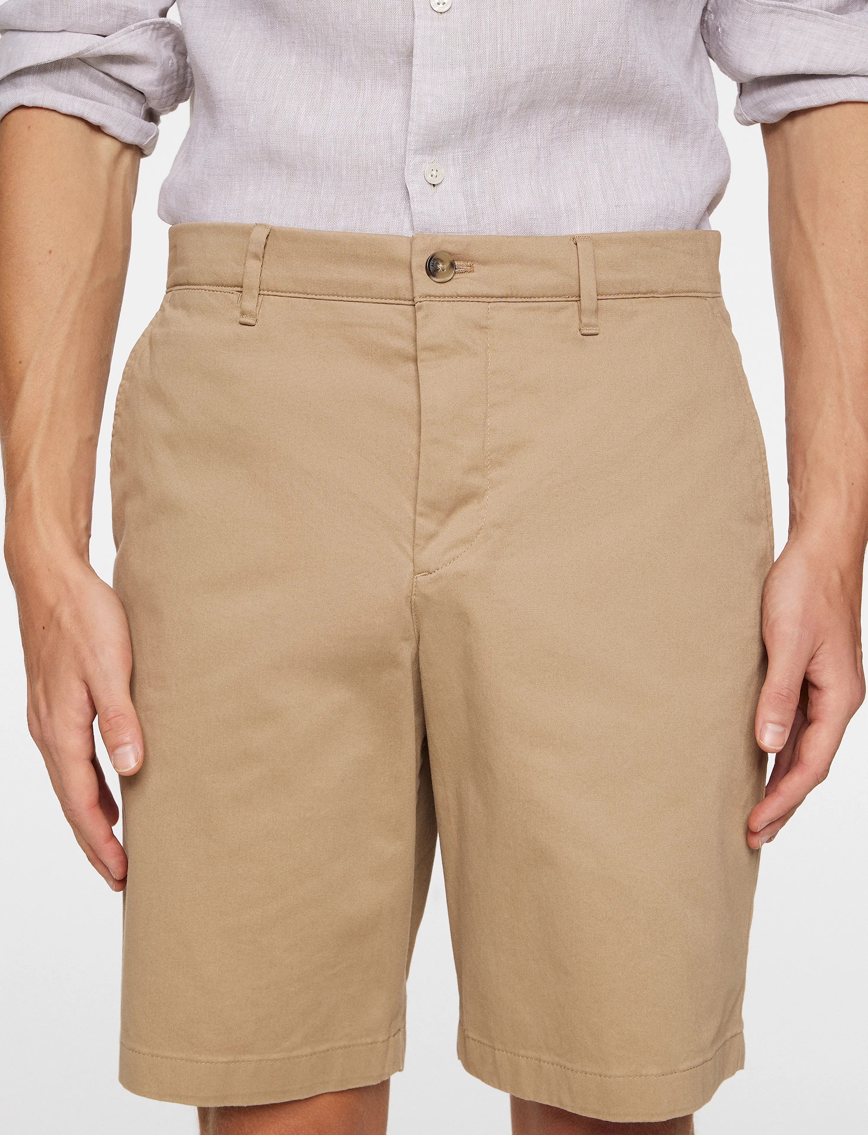 J. Lindeberg - Shane Cloud Satin Shorts - batique khaki - 5