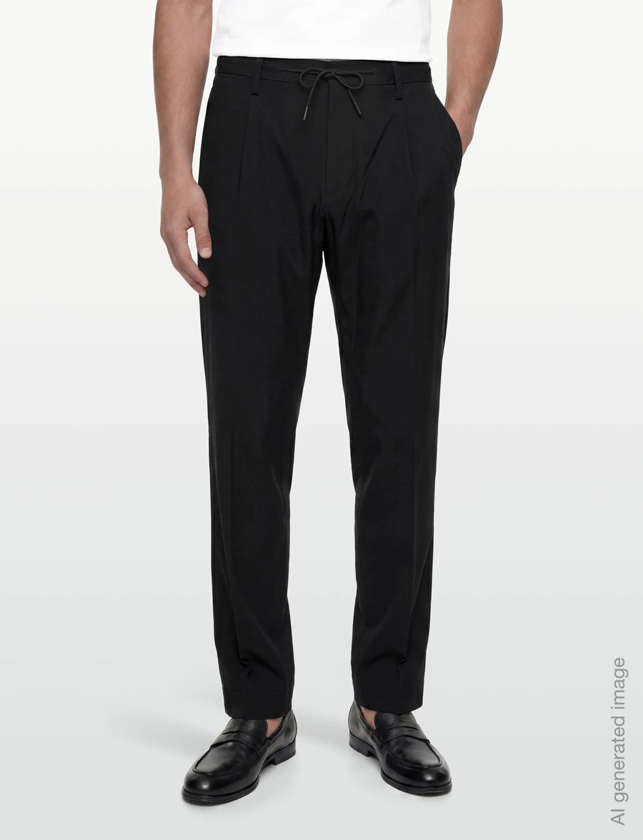 J. Lindeberg - Jun WR Tech Stretch Pants - ikdienas bikses - black - 3