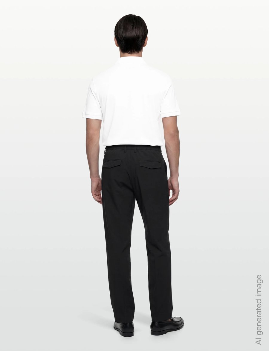 J. Lindeberg - Jun WR Tech Stretch Pants - ikdienas bikses - black - 4