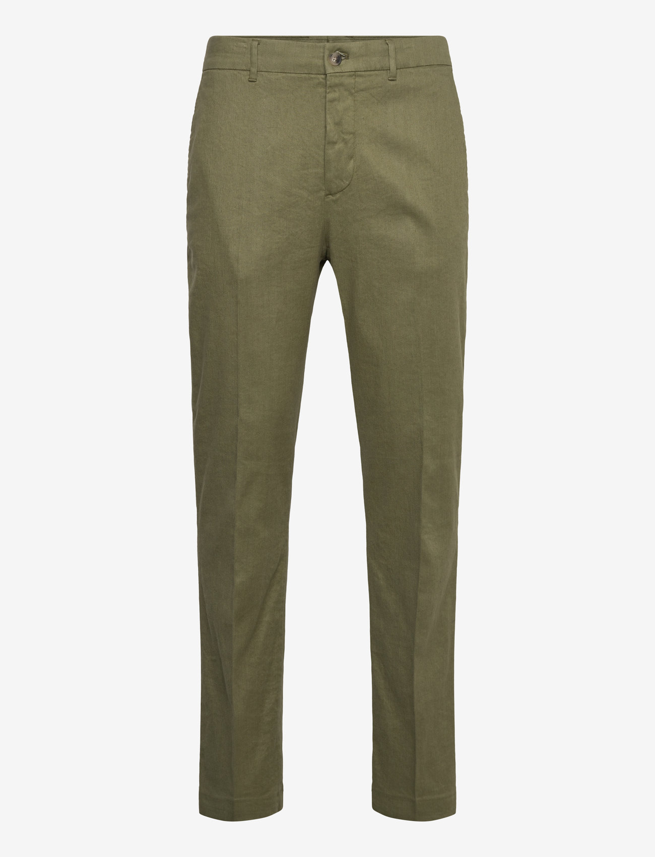 J. Lindeberg - Lois C Linen Stretch Pants - linnebyxor - olivine - 1