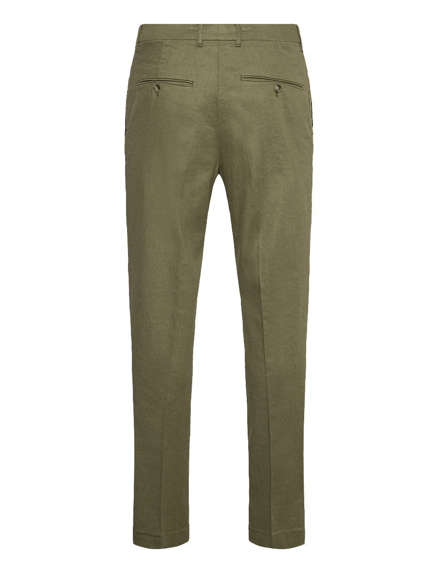 J. Lindeberg - Lois C Linen Stretch Pants - hørbukser - olivine - 2