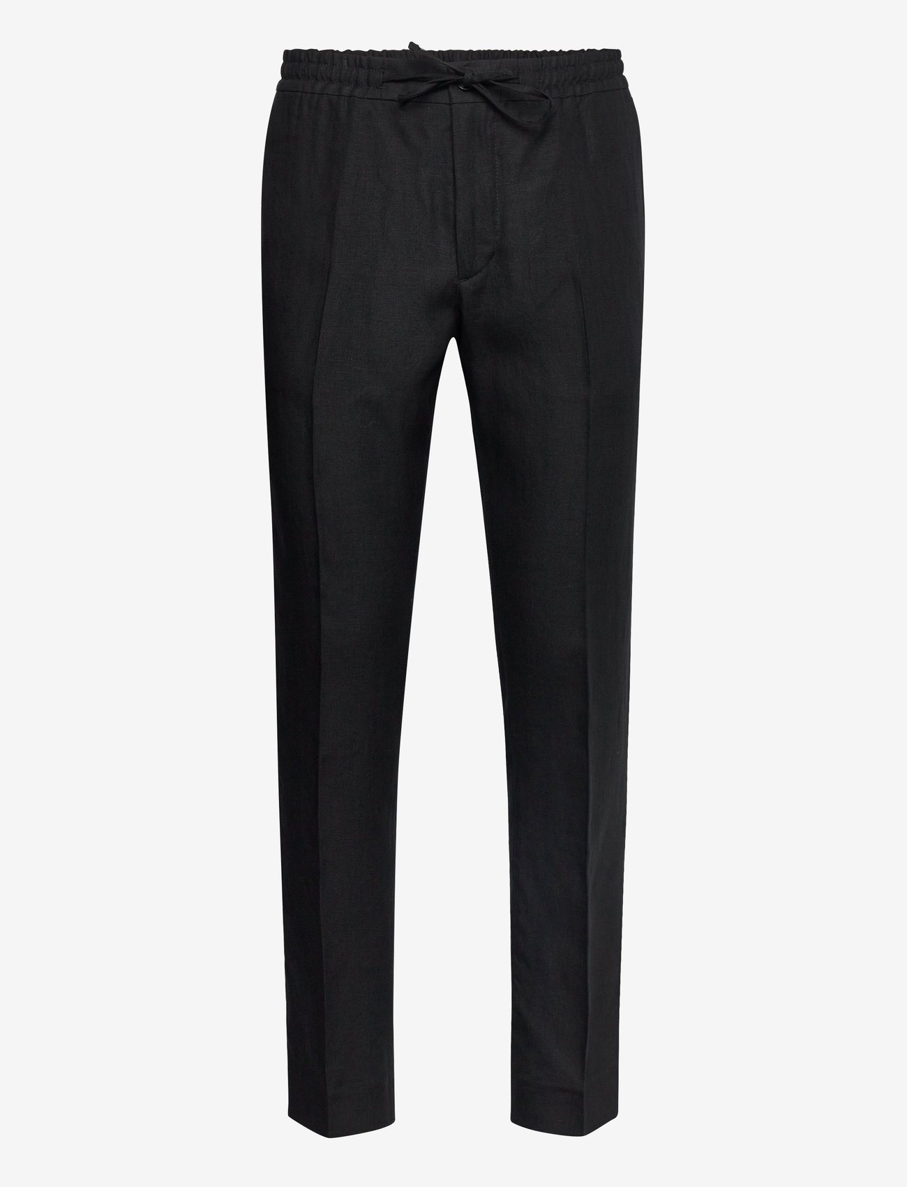 J. Lindeberg - Soren Drape Linen Pants - linased püksid - black - 1