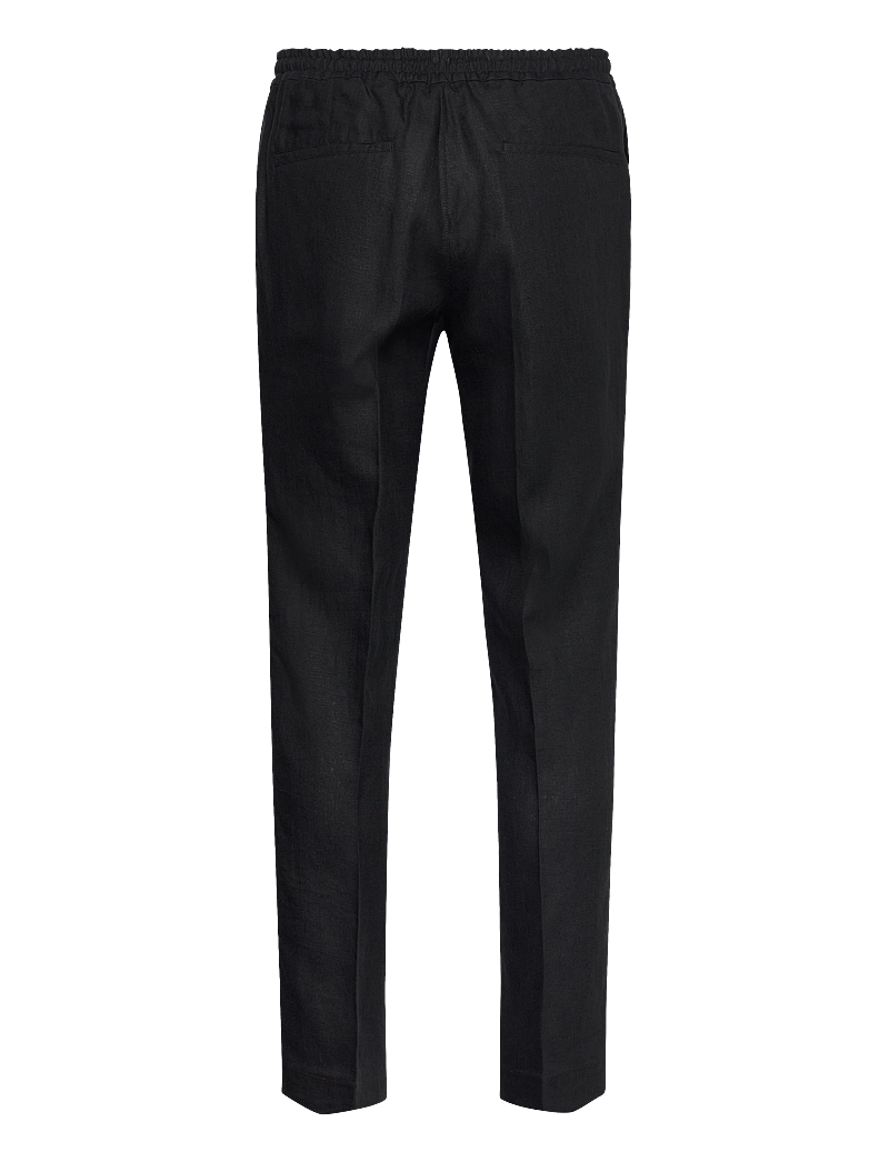 J. Lindeberg - Soren Drape Linen Pants - linased püksid - black - 2