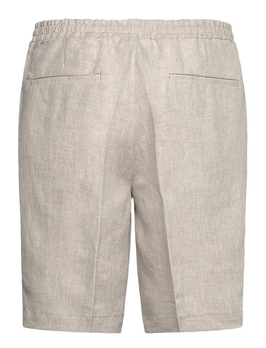 J. Lindeberg - Brady Drape Linen Shorts - hörstuttbuxur - moonbeam - 2