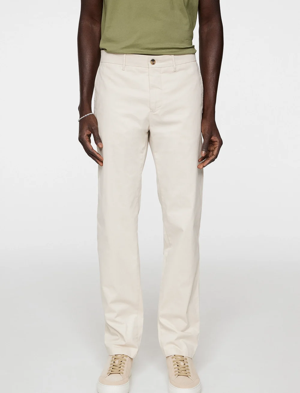 J. Lindeberg - Ched Cloud Satin Pants - chino püksid - moonbeam - 0