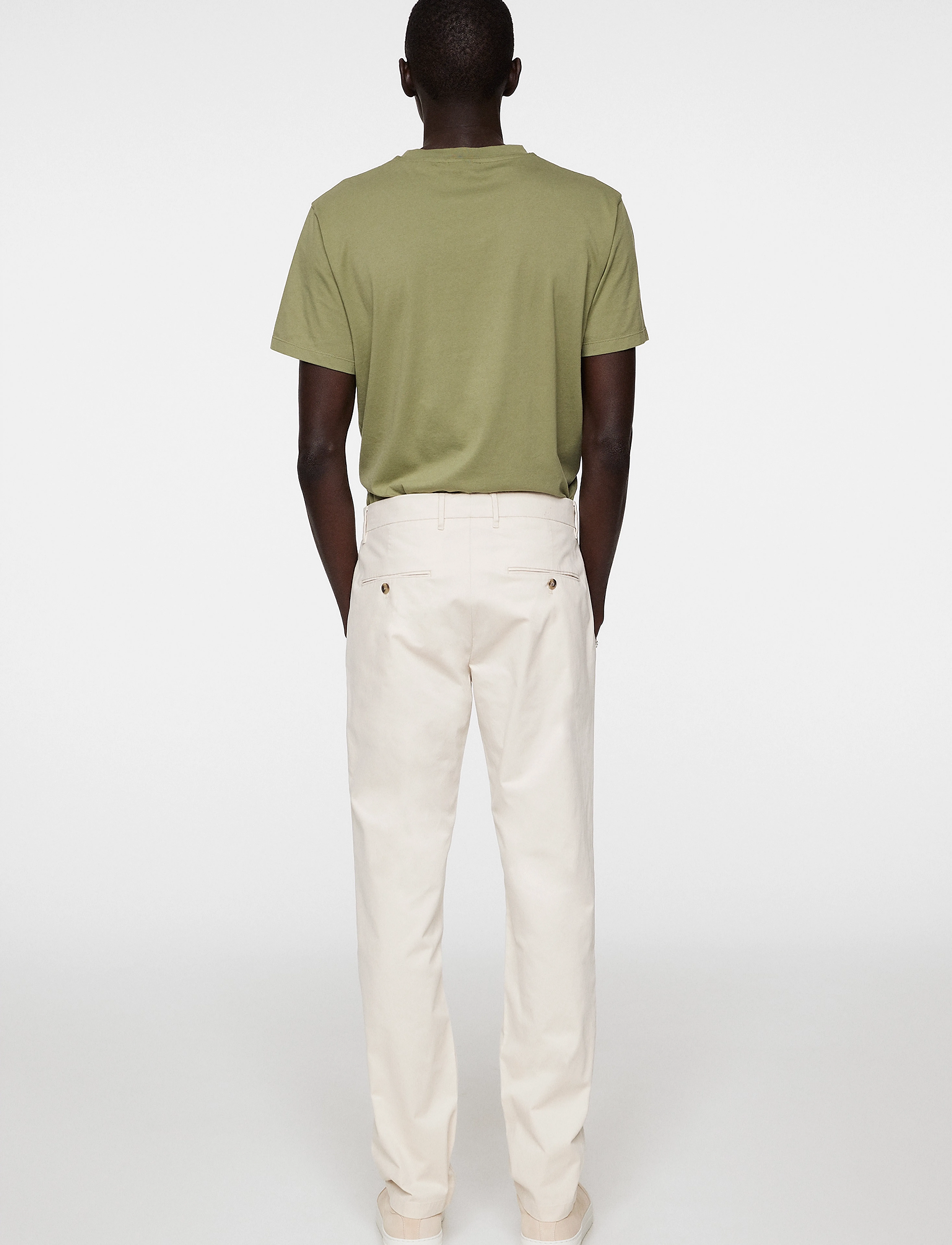 J. Lindeberg - Ched Cloud Satin Pants - moonbeam - 3