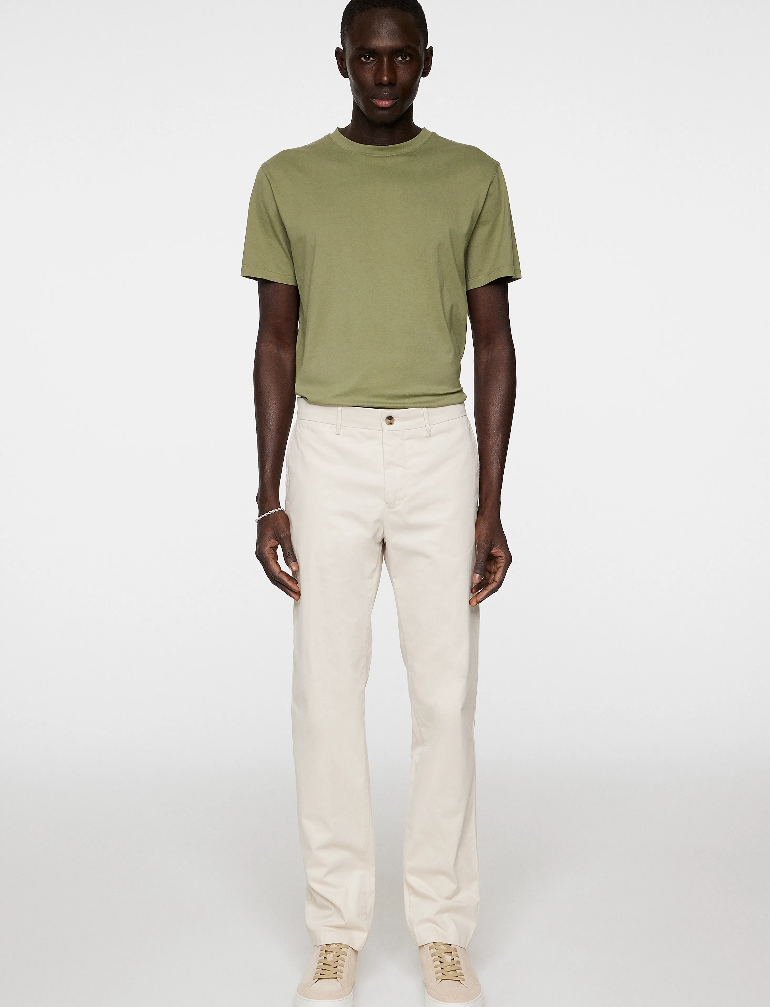 J. Lindeberg - Ched Cloud Satin Pants - moonbeam - 4