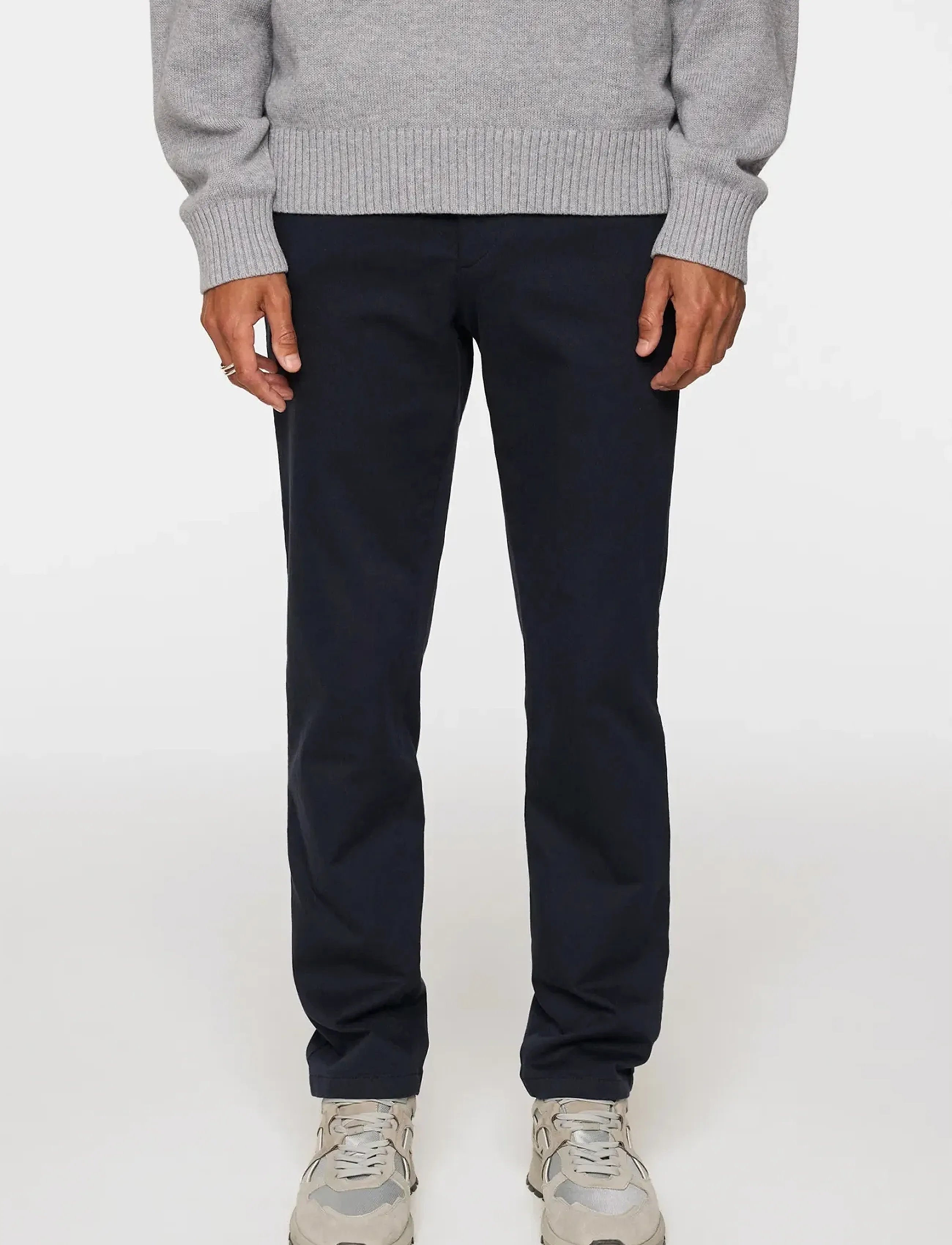 J. Lindeberg Ched Flannel Twill Pants - Bukser - JL NAVY / navy