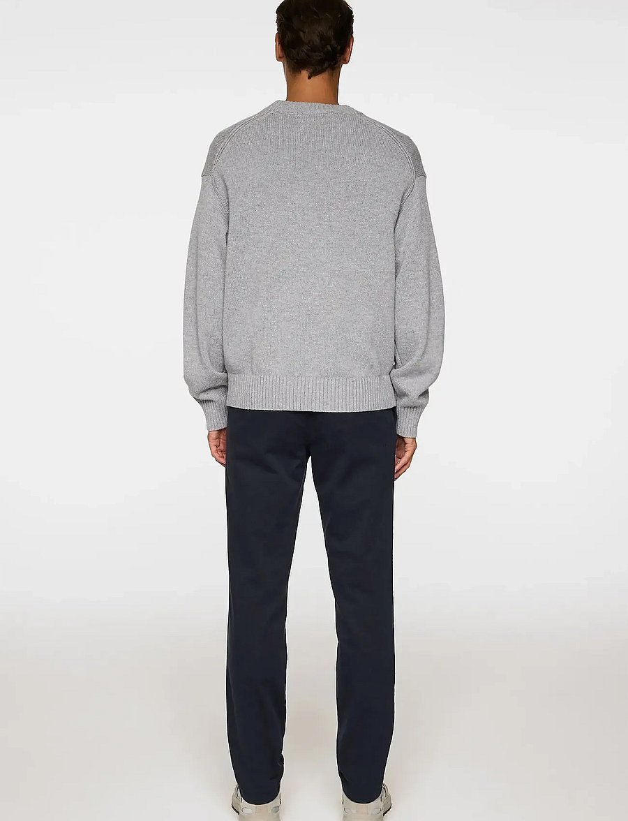 J. Lindeberg - Ched Flannel Twill Pants - casual trousers - jl navy - 3