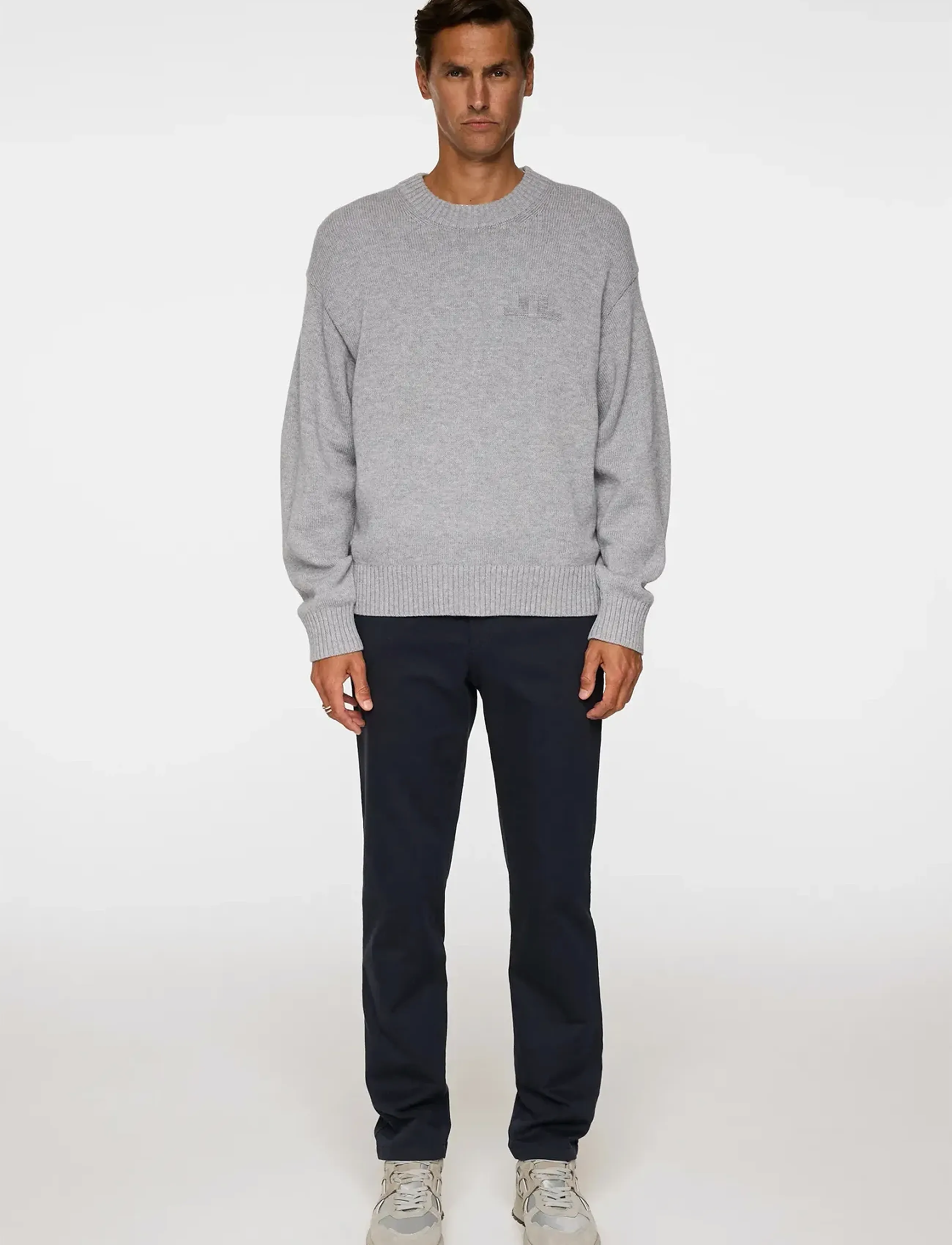 J. Lindeberg - Ched Flannel Twill Pants - casual bukser - jl navy - 4