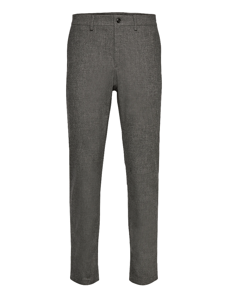 J. Lindeberg - Ched Micro Pattern Pants - casual byxor - dark grey melange - 1