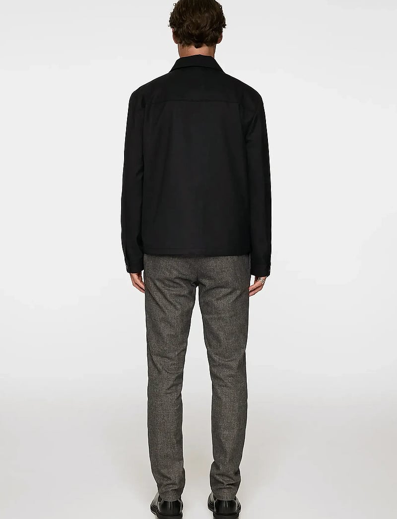 J. Lindeberg - Ched Micro Pattern Pants - casual byxor - dark grey melange - 3