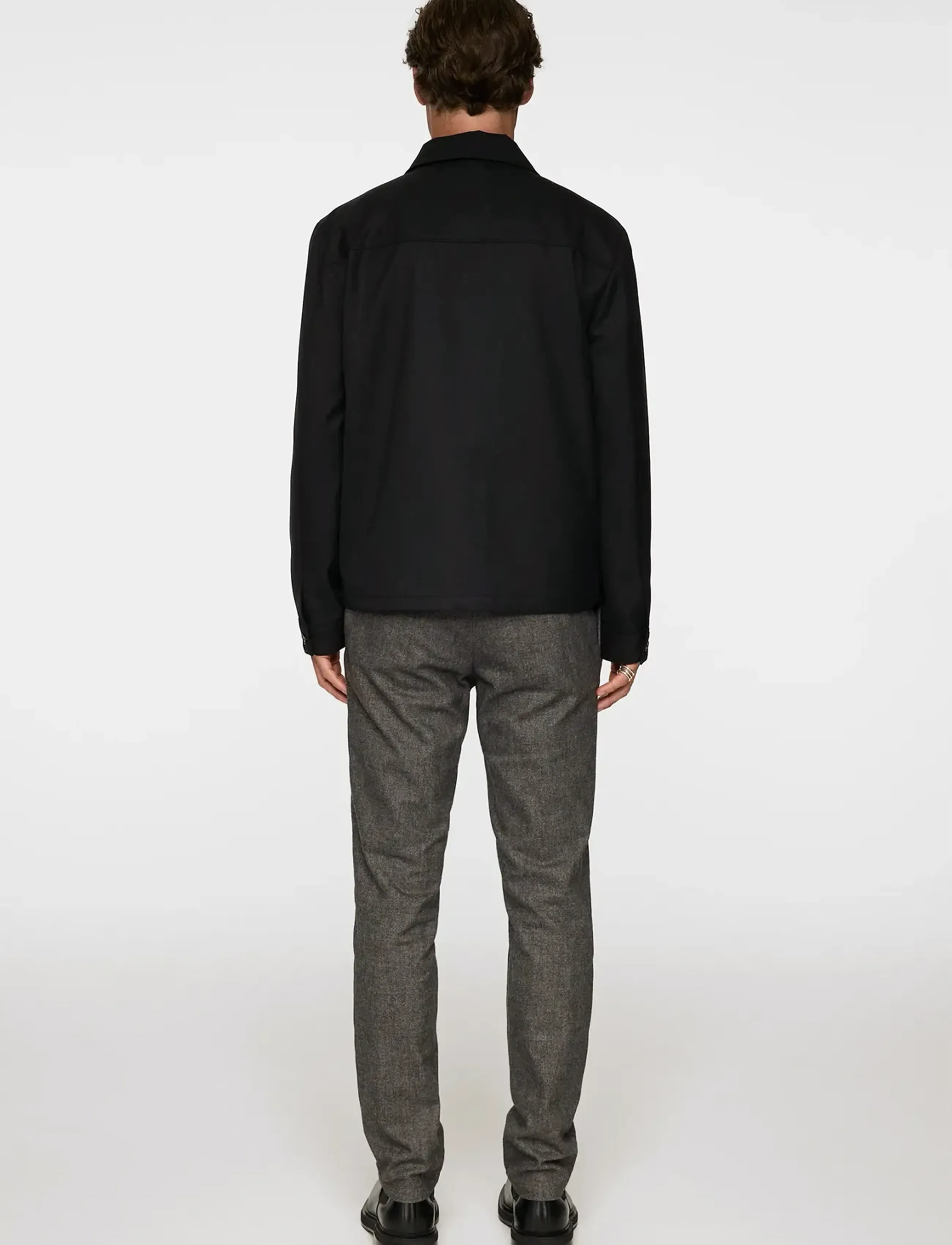 J. Lindeberg - Ched Micro Pattern Pants - casual - dark grey melange - 3