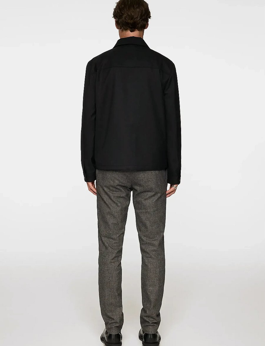 J. Lindeberg - Ched Micro Pattern Pants - vabaajapüksid - dark grey melange - 3