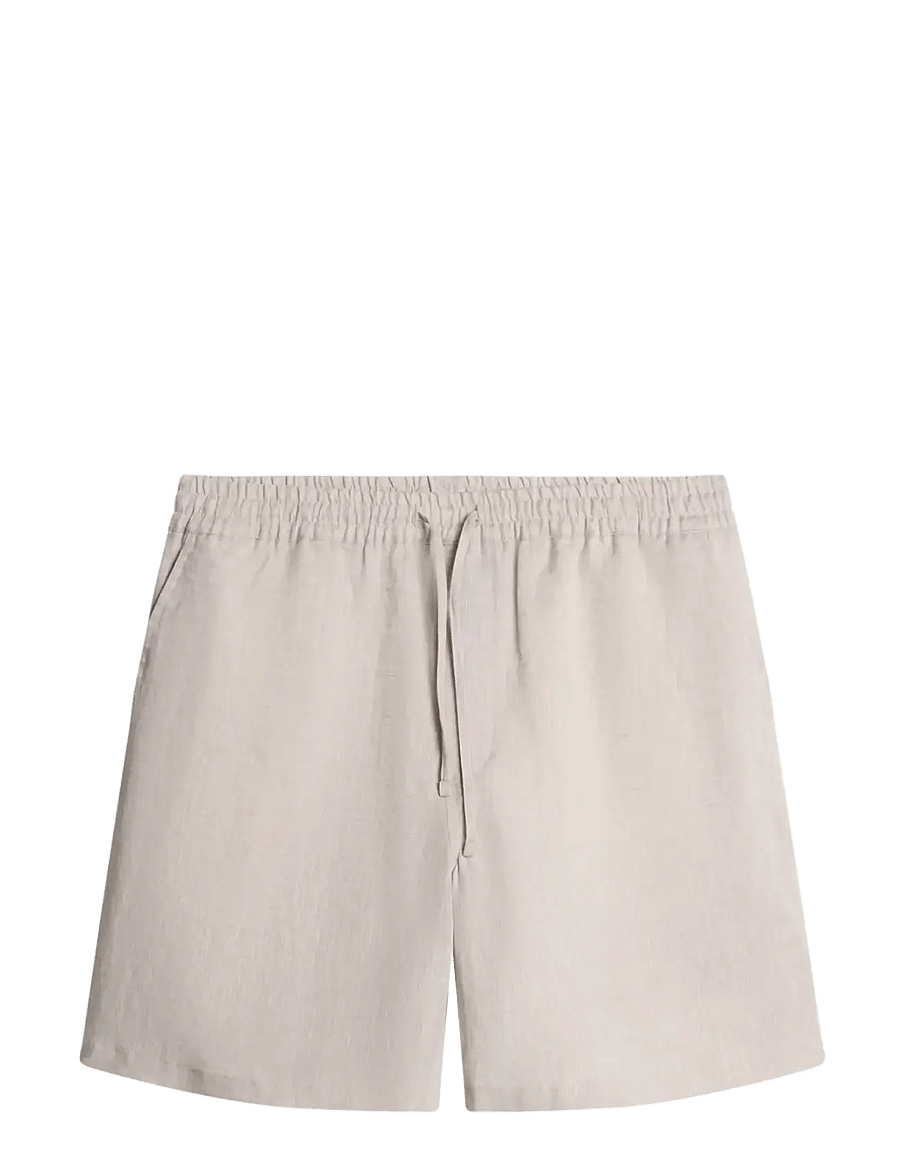 J. Lindeberg - Joff Linen Shorts - linneshorts - moonbeam - 1