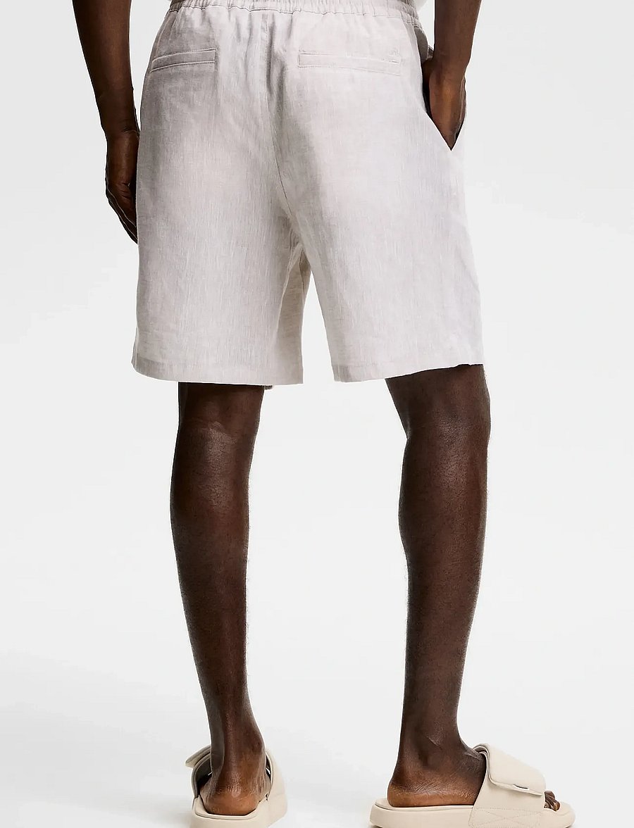 J. Lindeberg - Joff Linen Shorts - linneshorts - moonbeam - 2