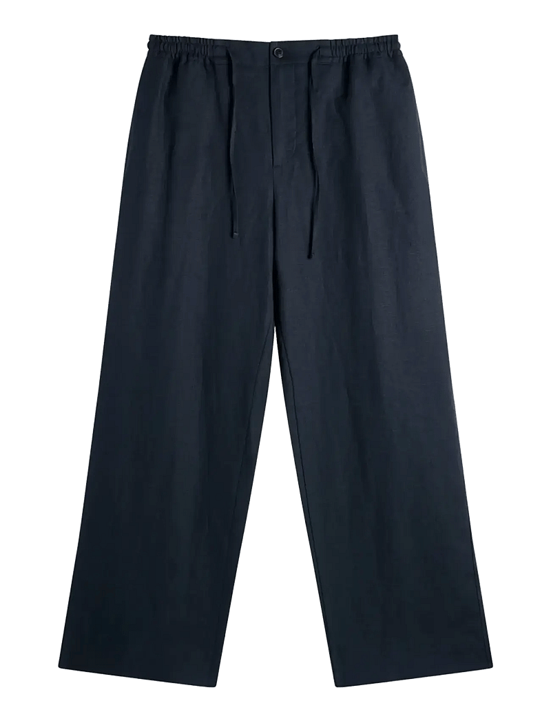 J. Lindeberg - Noah Drape Linen Pants - linased püksid - jl navy - 1