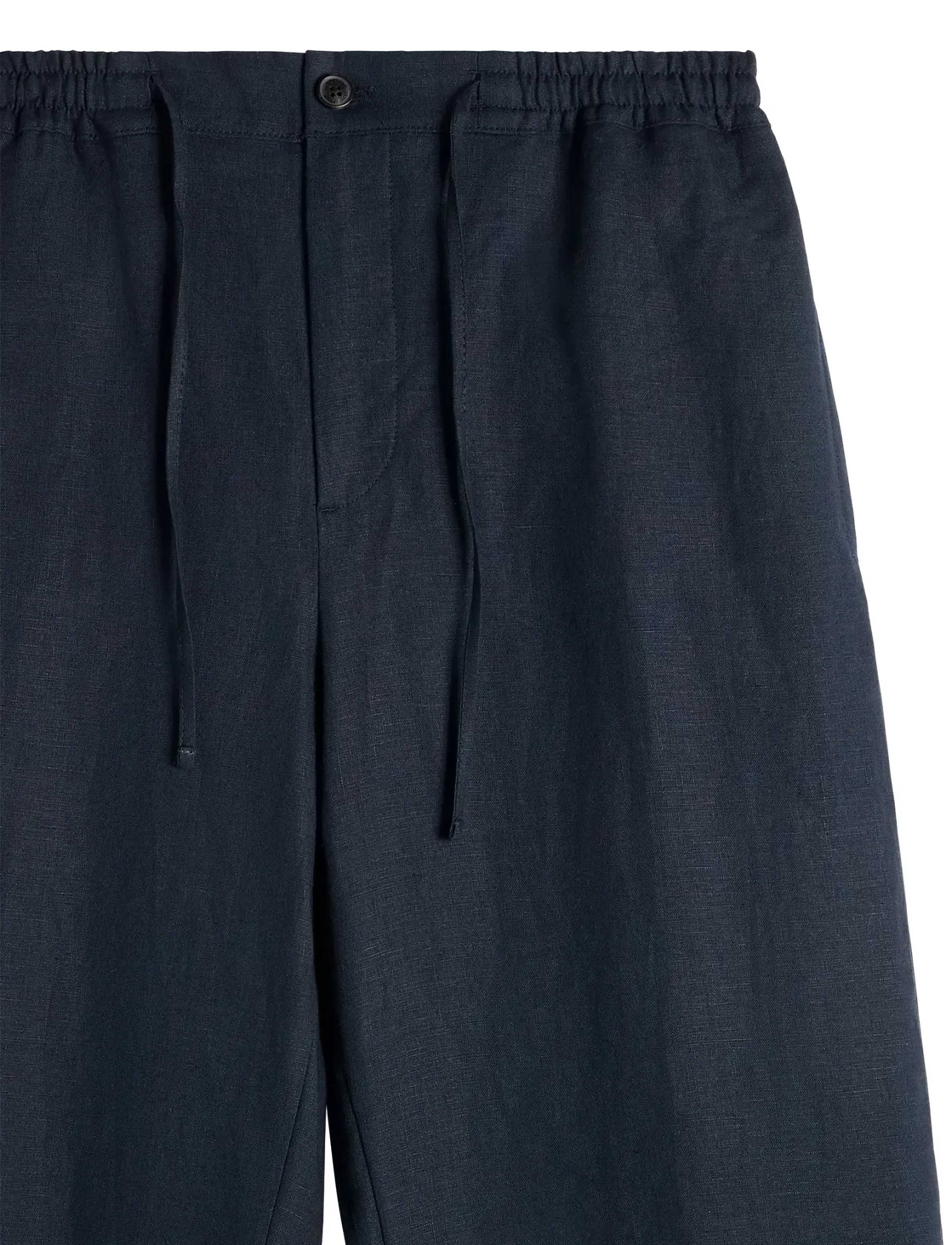 J. Lindeberg - Noah Drape Linen Pants - linen trousers - jl navy - 5