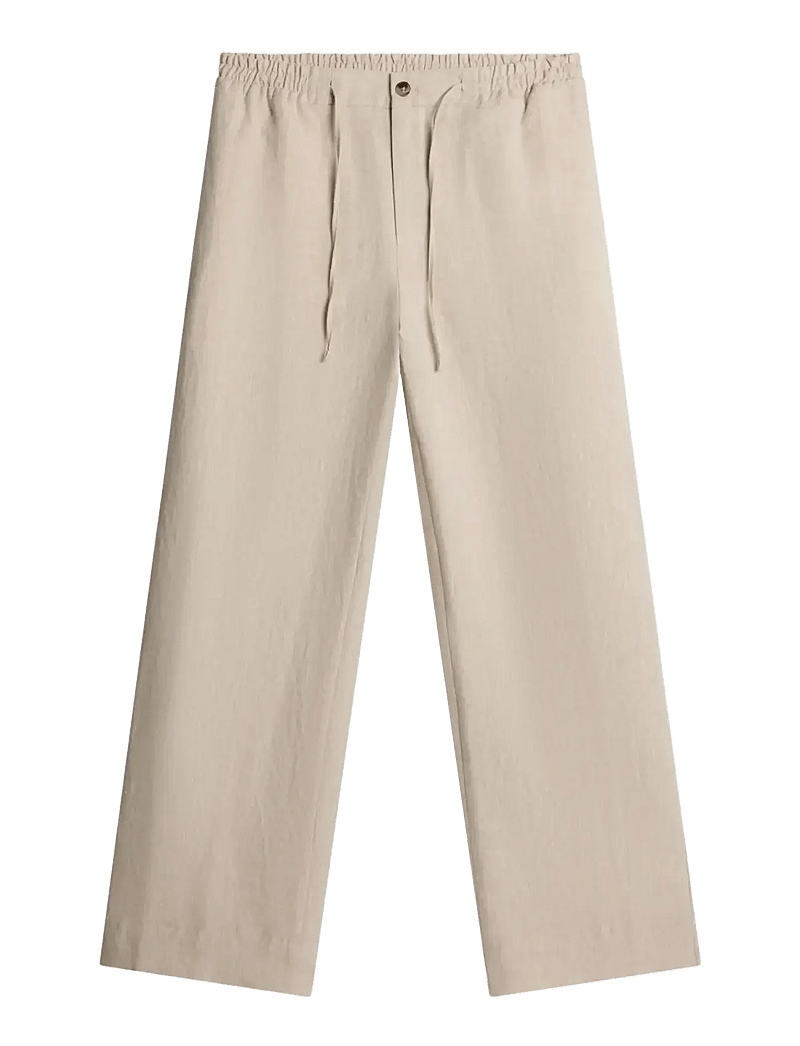 J. Lindeberg - Noah Drape Linen Pants - linased püksid - moonbeam - 1