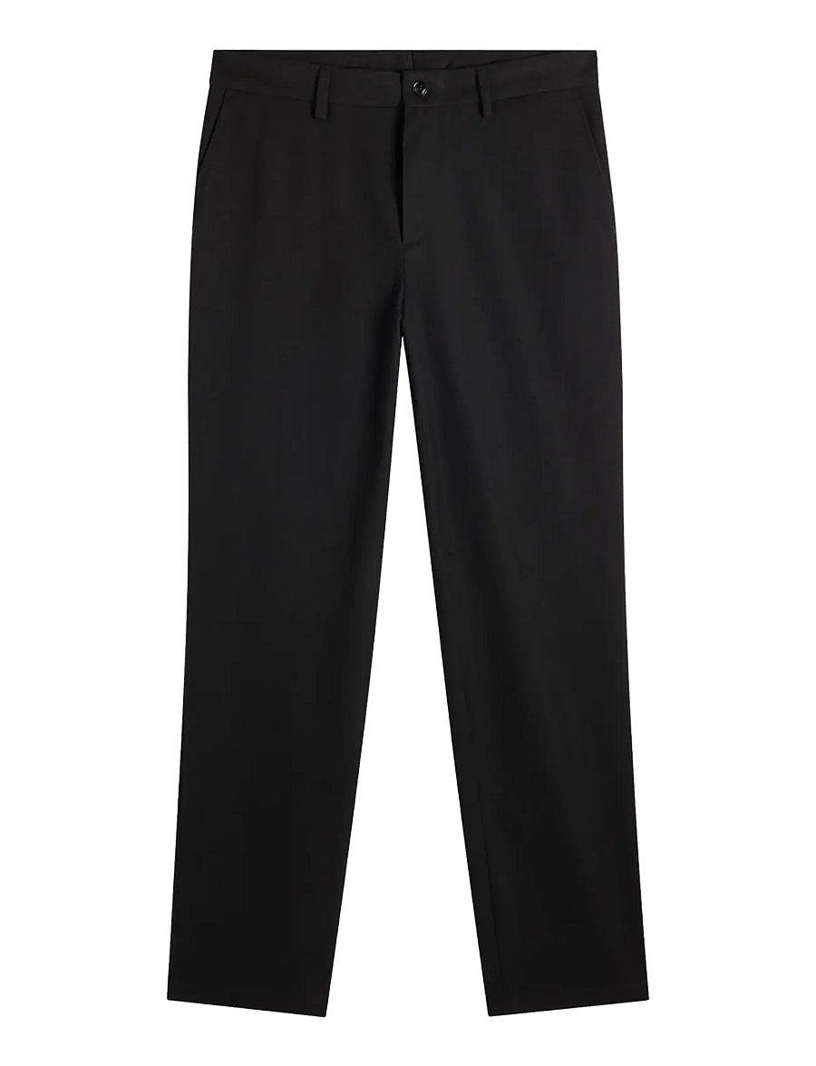 J. Lindeberg - Logan Brushed Twill Pants - freizeithosen - black - 1