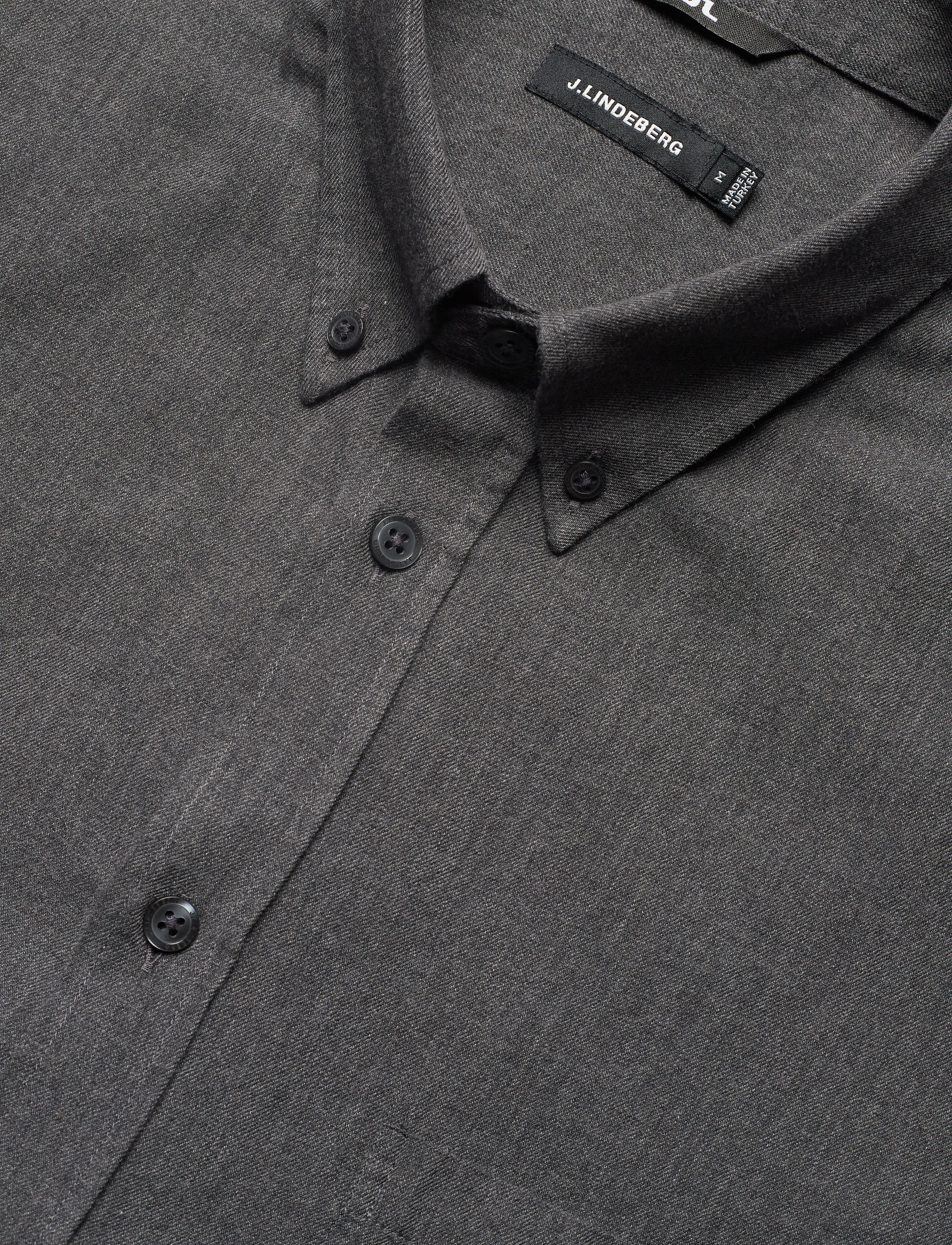 J. Lindeberg - Daniel-Light Flannel - dark grey - 3